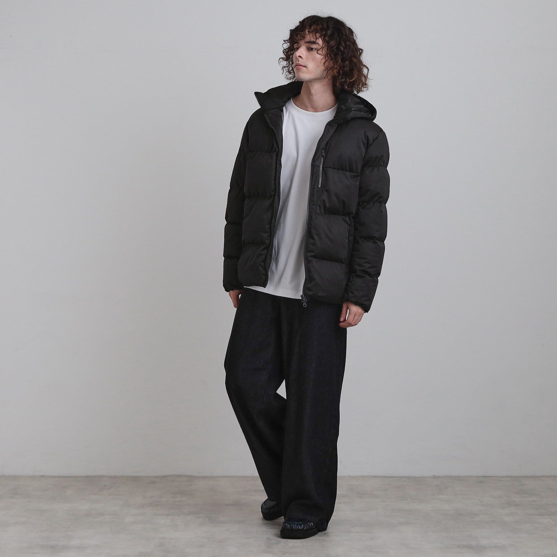 tk.TAKEO KIKUCHI「ポリストレッチ中綿フードブルゾン」|ブルゾン・スタジャン|