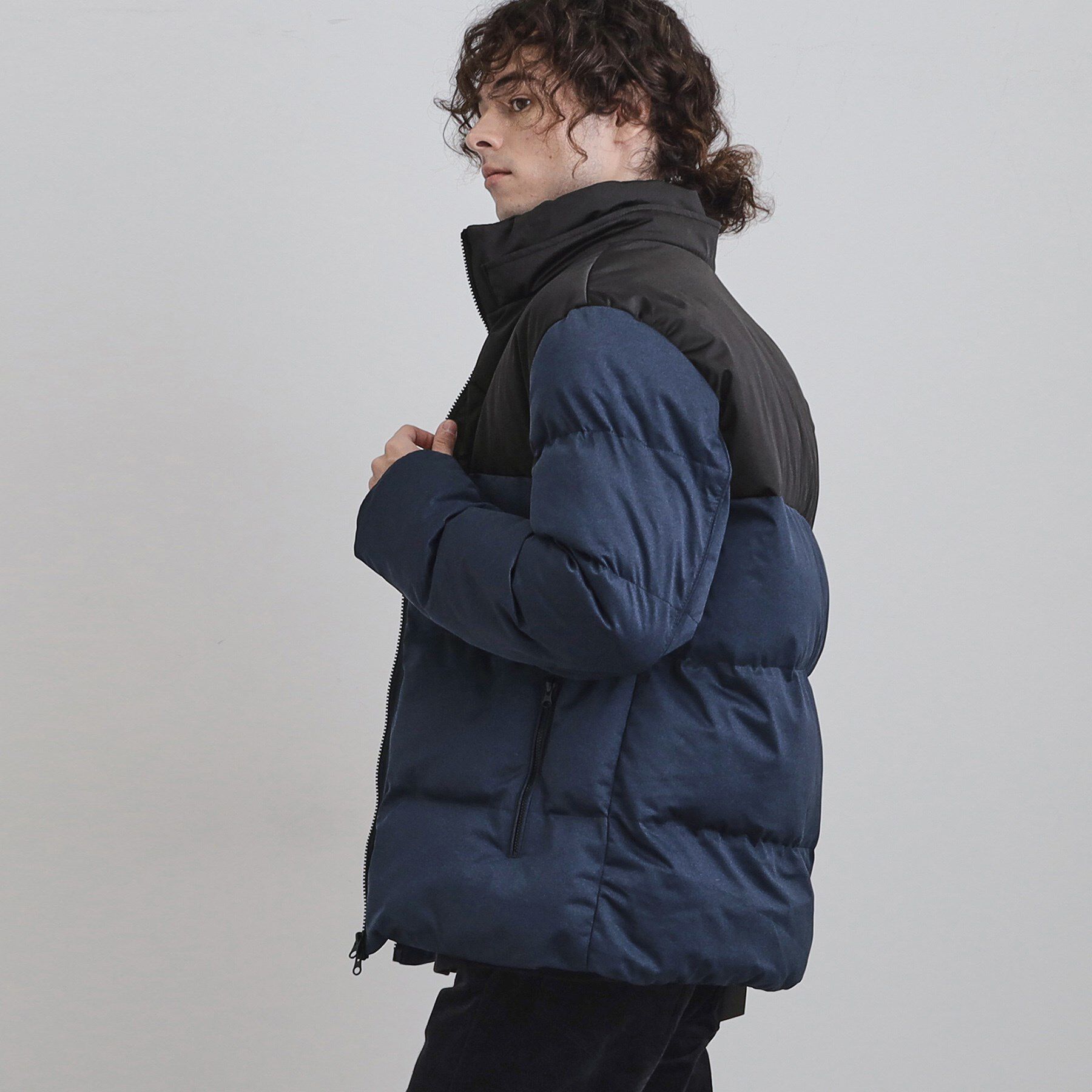 tk.TAKEO KIKUCHI「ポリストレッチ中綿フードブルゾン」|ブルゾン・スタジャン|