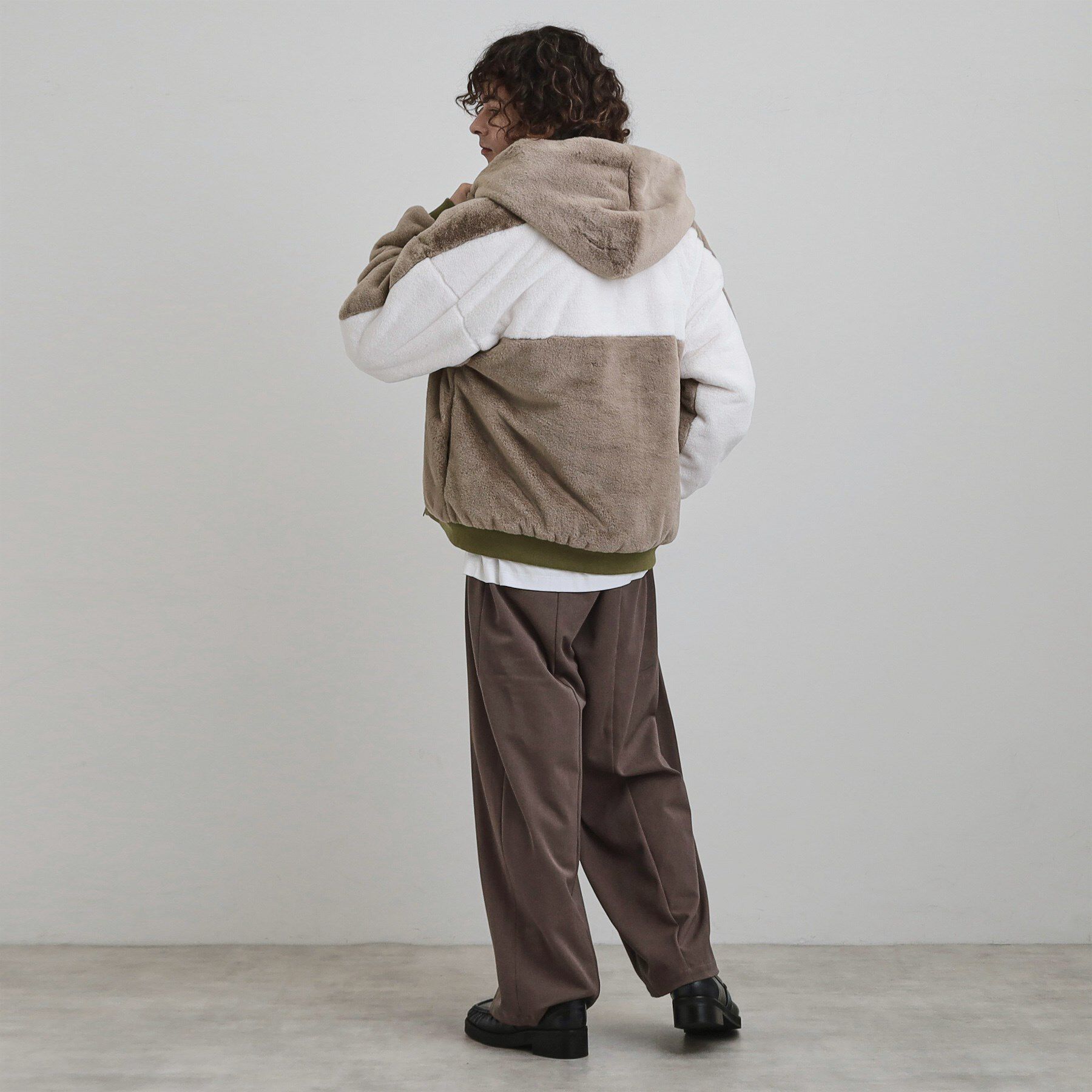 tk.TAKEO KIKUCHI「【2WAY】リバーシブルMA1＆フェイクファーブルゾン」|ブルゾン・スタジャン|