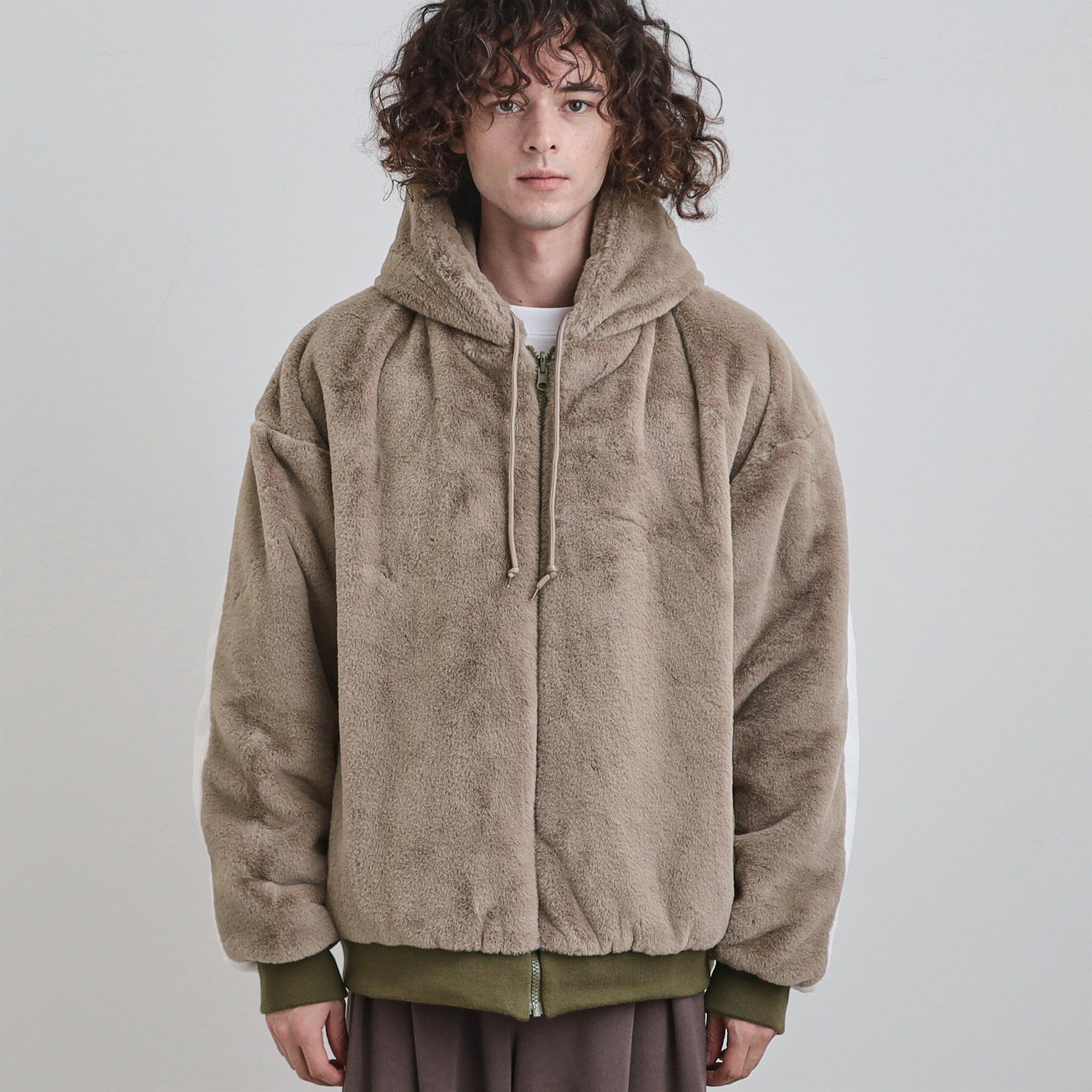 tk.TAKEO KIKUCHI「【2WAY】リバーシブルMA1＆フェイクファーブルゾン」|ブルゾン・スタジャン|