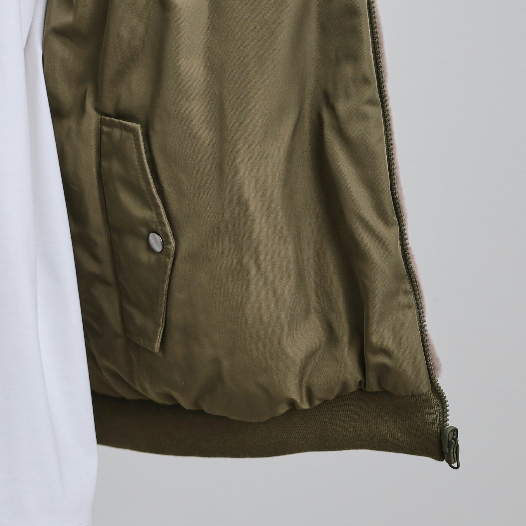 tk.TAKEO KIKUCHI「【2WAY】リバーシブルMA1＆フェイクファーブルゾン」|ブルゾン・スタジャン|