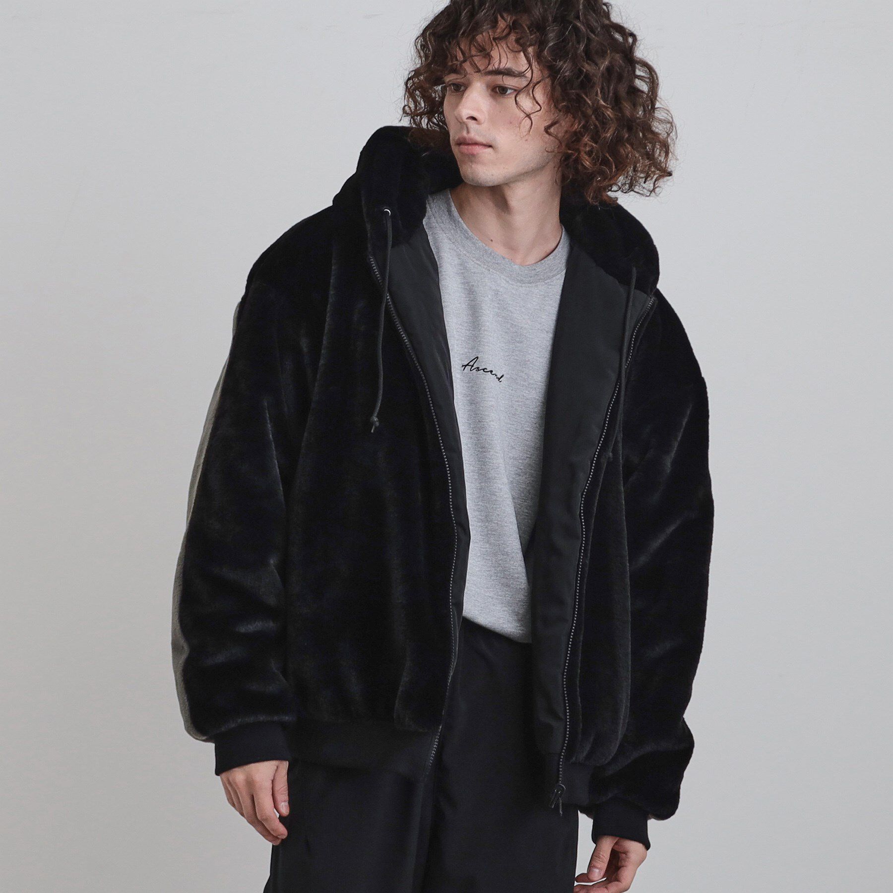 tk.TAKEO KIKUCHI「【2WAY】リバーシブルMA1＆フェイクファーブルゾン」|ブルゾン・スタジャン|