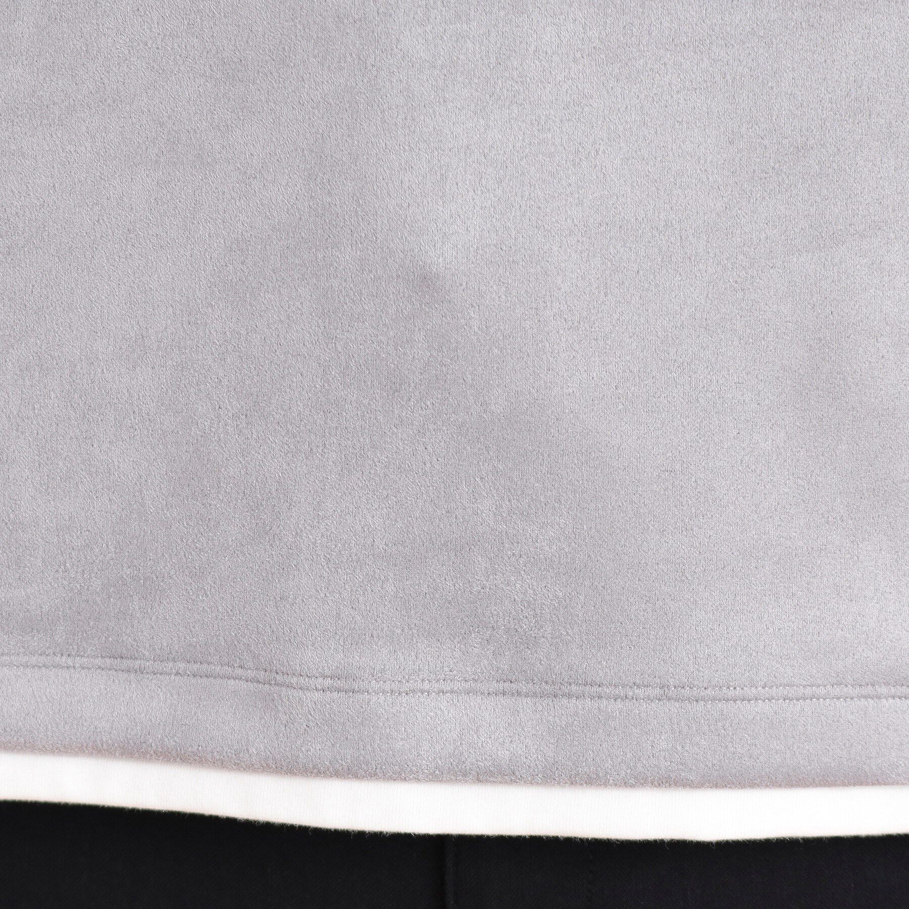 THE SHOP TK「スウェードタッチフェイクレイヤードプルオーバー」|Tシャツ・カットソー|