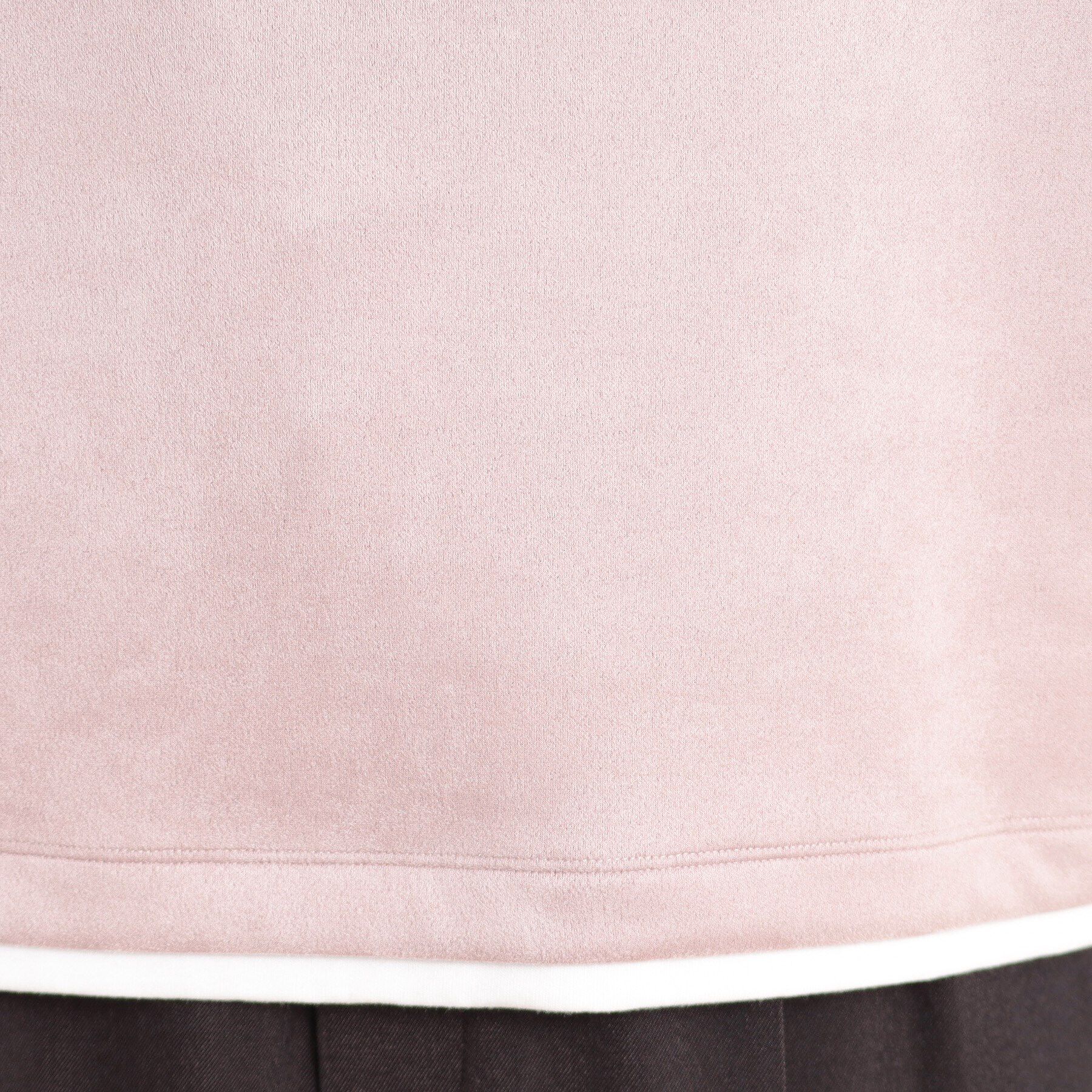 THE SHOP TK「スウェードタッチフェイクレイヤードプルオーバー」|Tシャツ・カットソー|