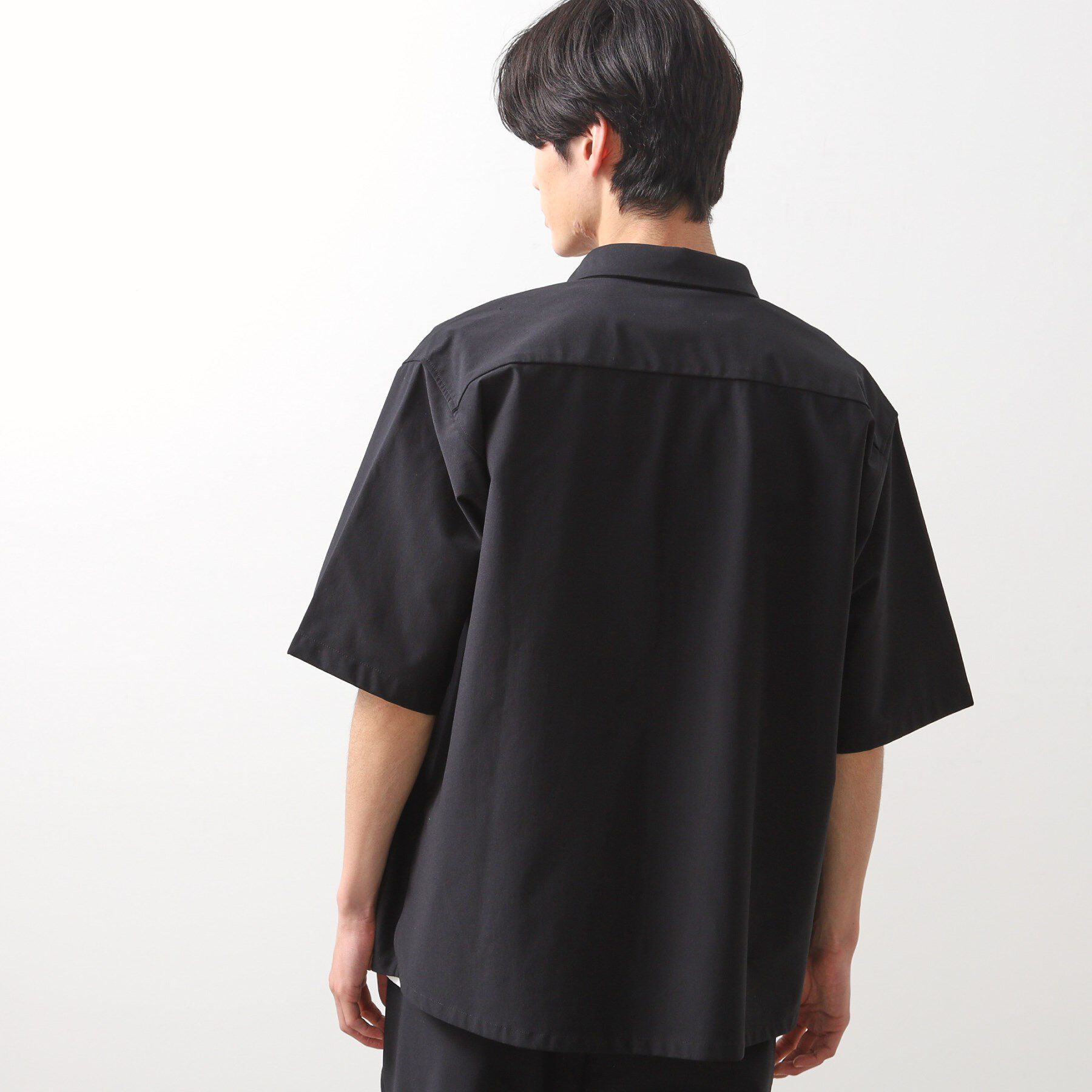 THE SHOP TK「パーフェクテックツイル5分袖シャツ【セットアップ可/吸水速乾/UVカット/アンチピリング】」|シャツ・ブラウス|