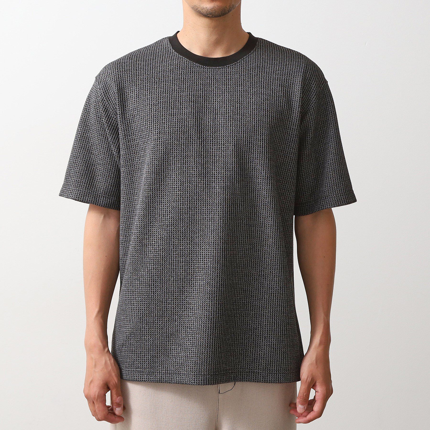 THE SHOP TK「カットジャカード半袖Tシャツ」|Tシャツ・カットソー|