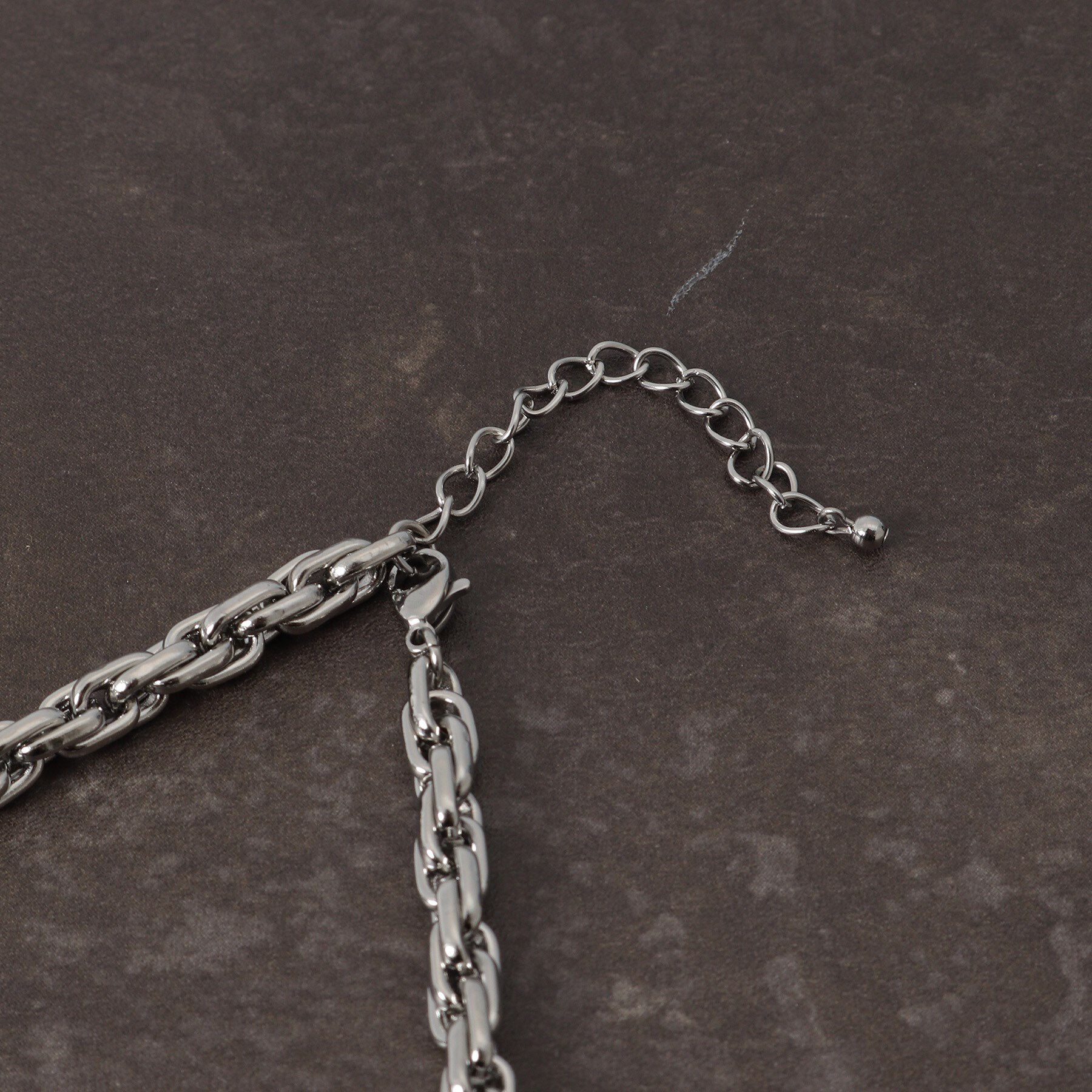 THE SHOP TK「オーバーラップ チェーン ステンレス ネックレス ユニセックス」|ネックレス|