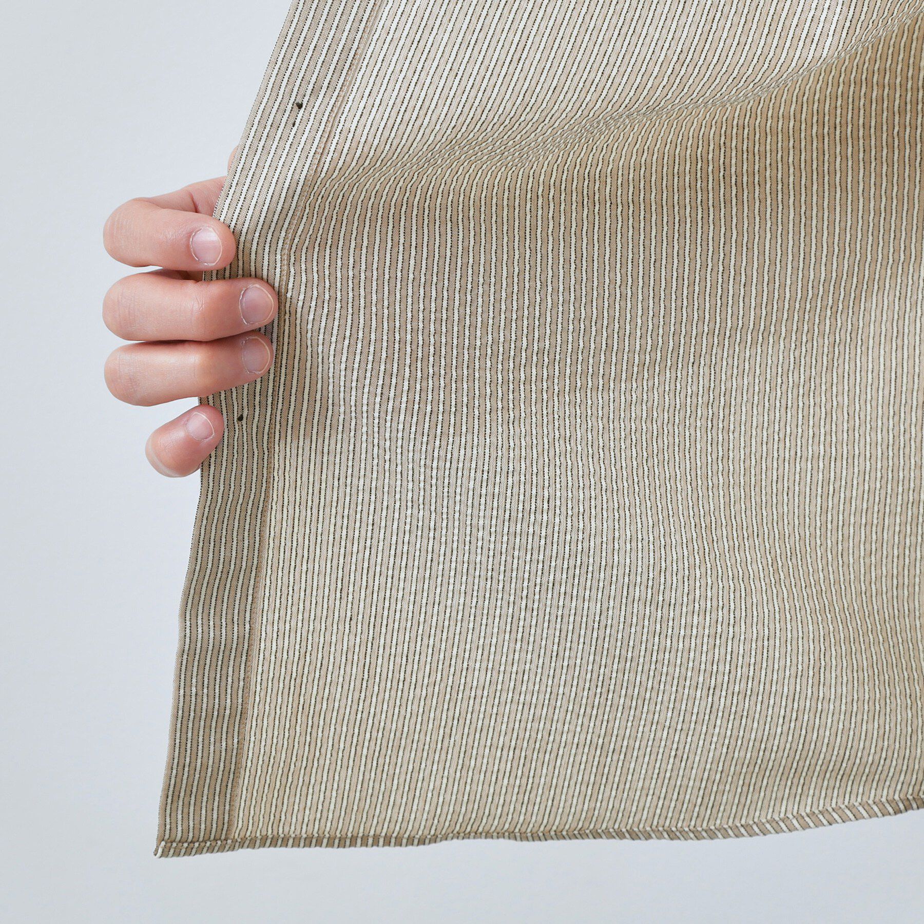 THE SHOP TK「【爽やかで好印象】サッカーストライプシャツ 洗濯機OK」|シャツ・ブラウス|