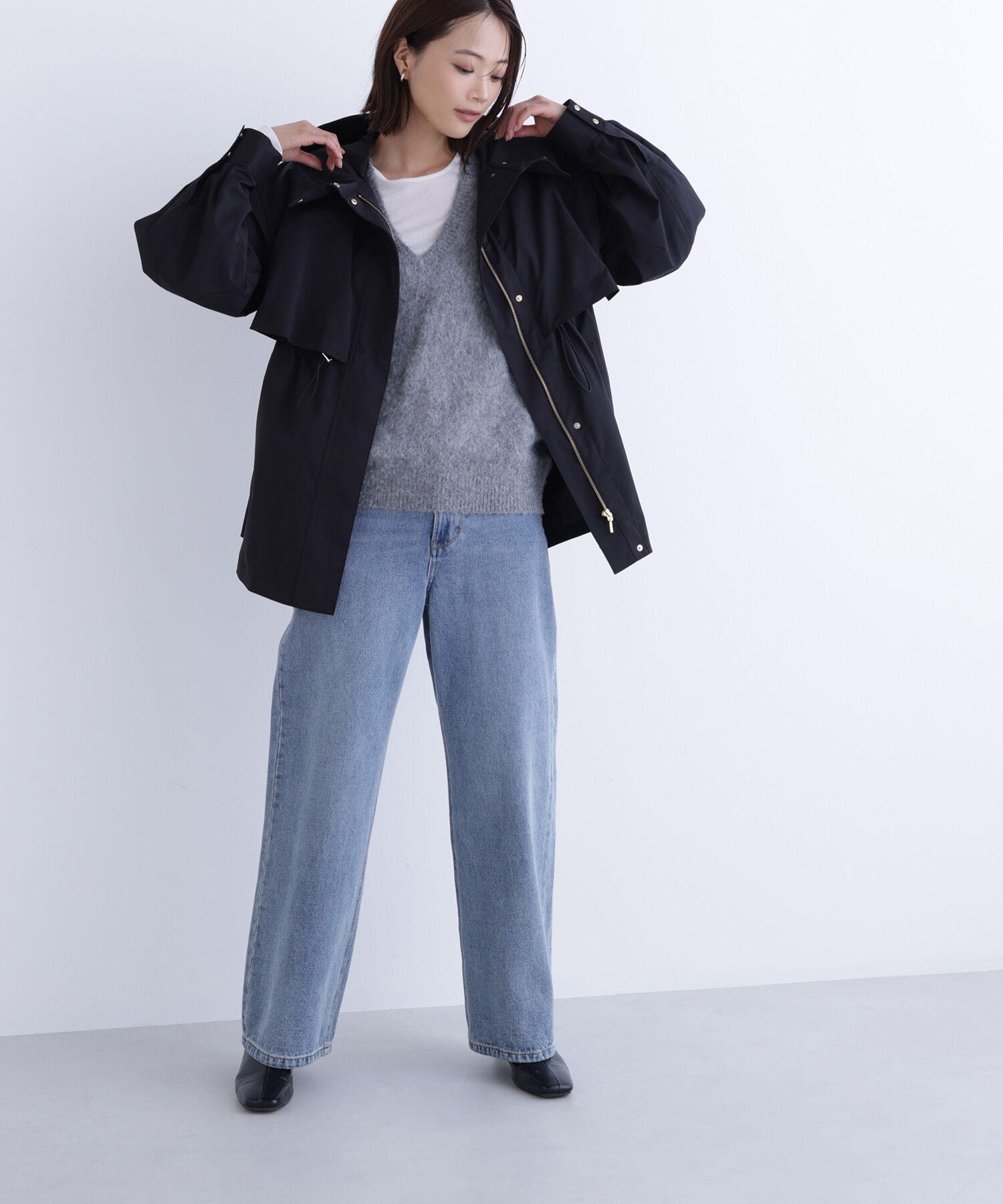  「フーディードロストブルゾン」|ブルゾン・スタジャン|