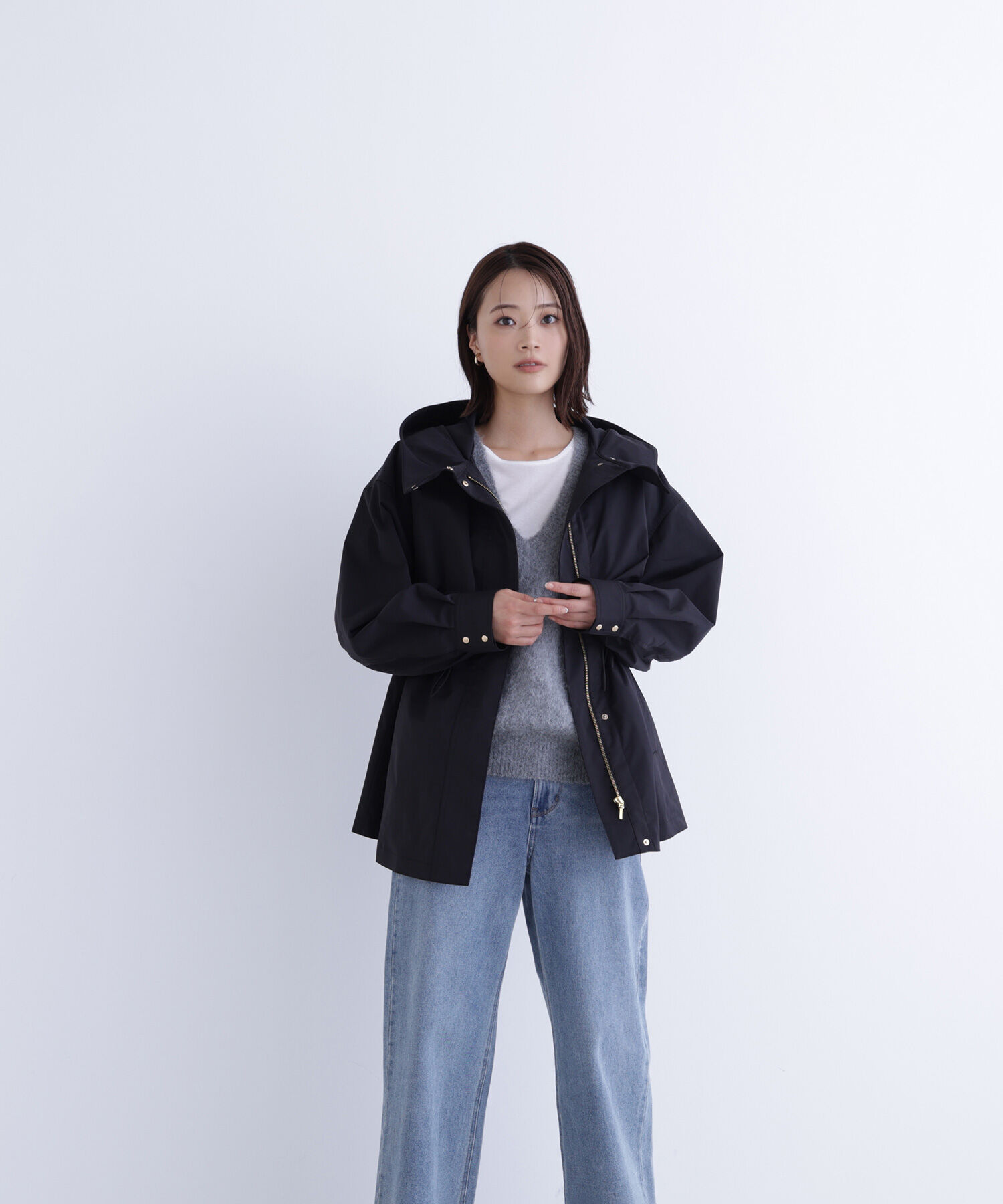  「フーディードロストブルゾン」|ブルゾン・スタジャン|