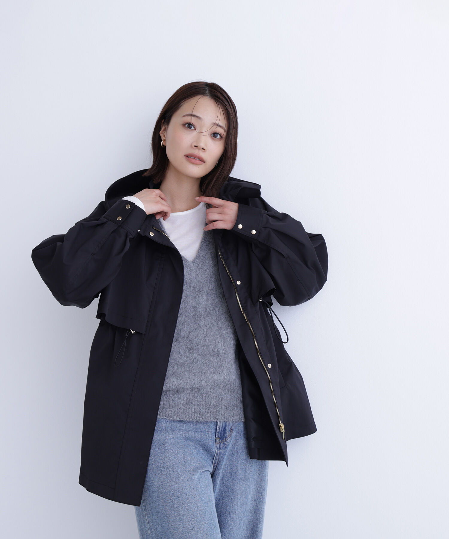  「フーディードロストブルゾン」|ブルゾン・スタジャン|