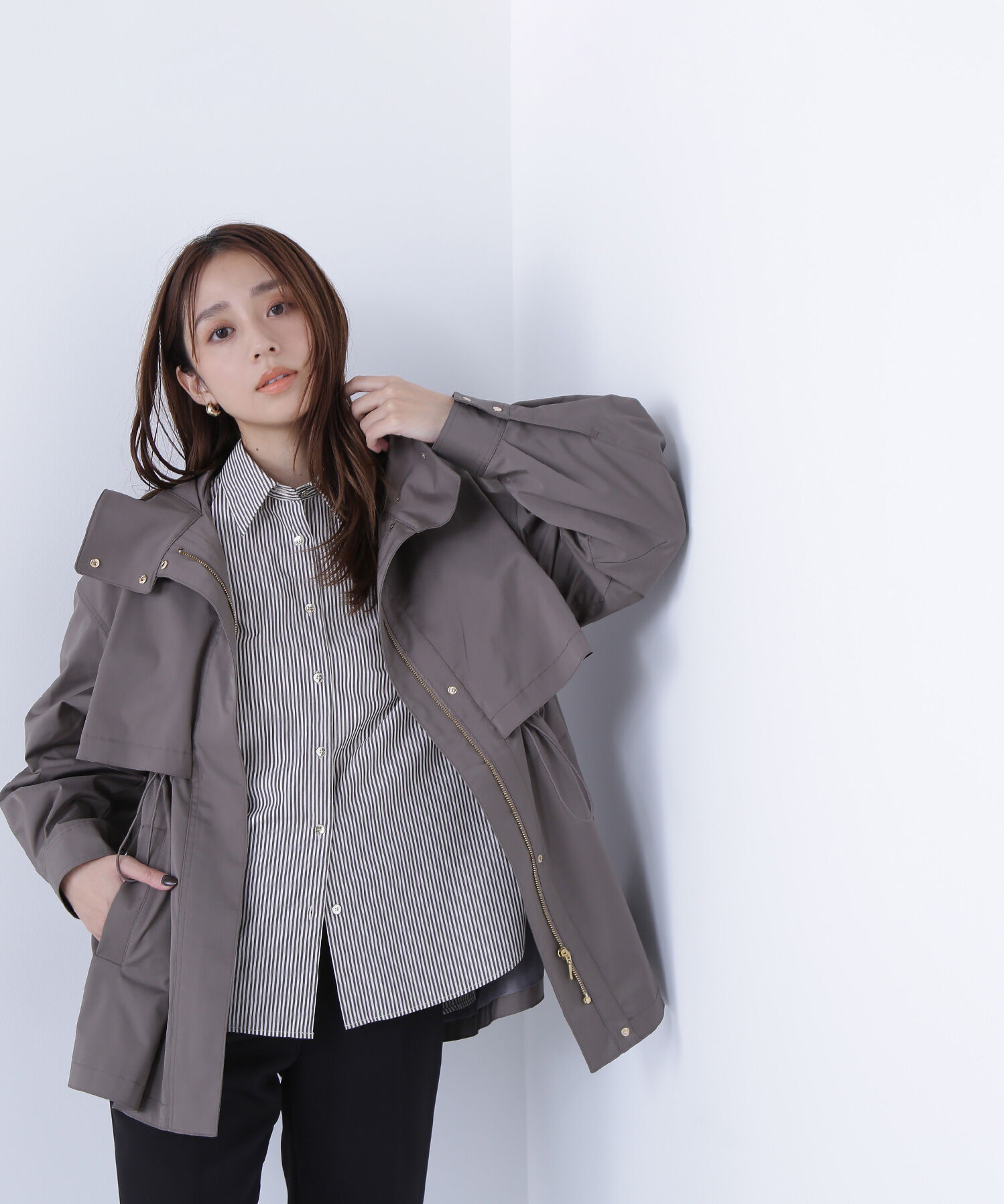  「フーディードロストブルゾン」|ブルゾン・スタジャン|