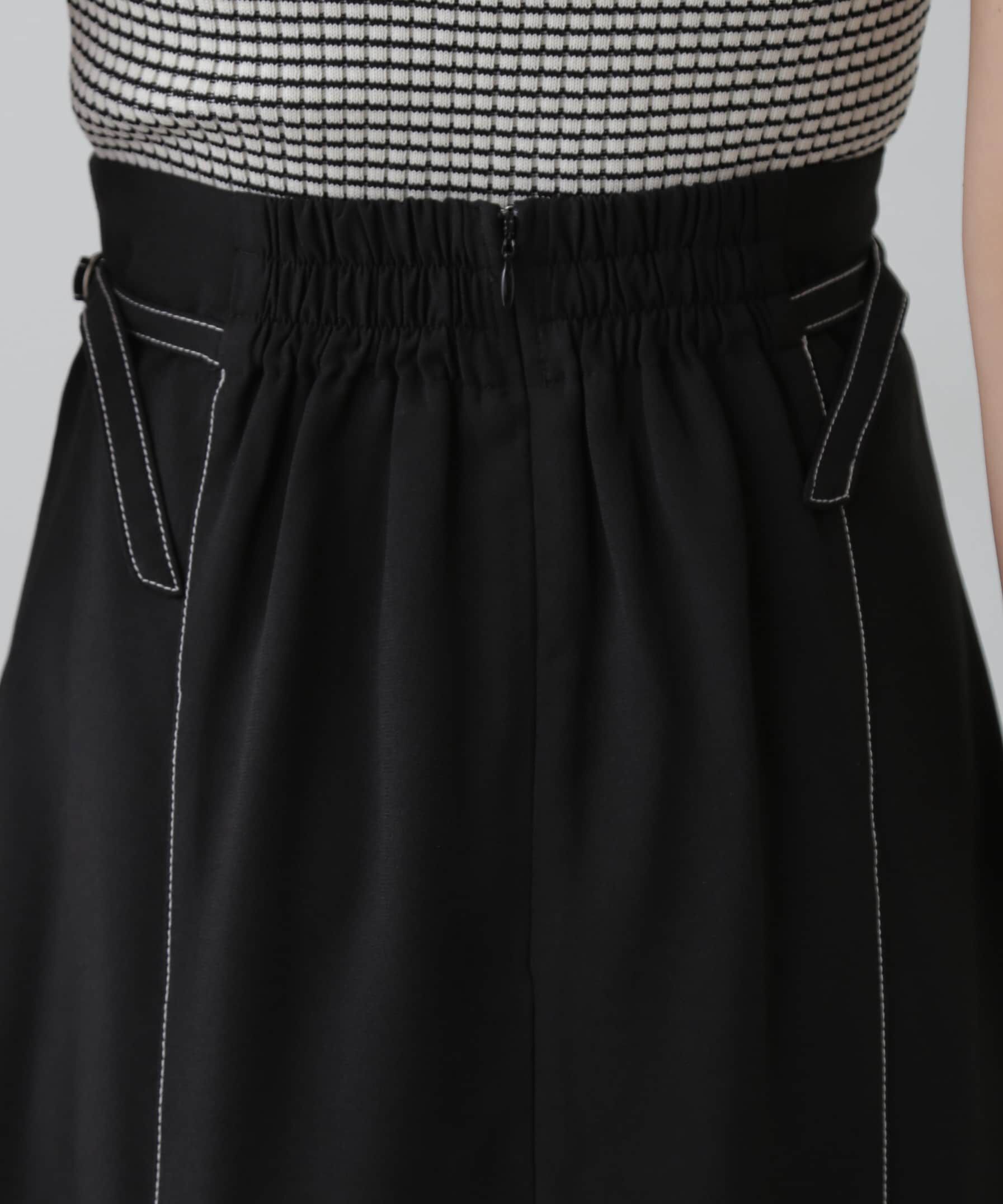  「[低身長サイズ/Sシリーズ]配色ステッチサイドベルトマーメイドスカート」|スカート|