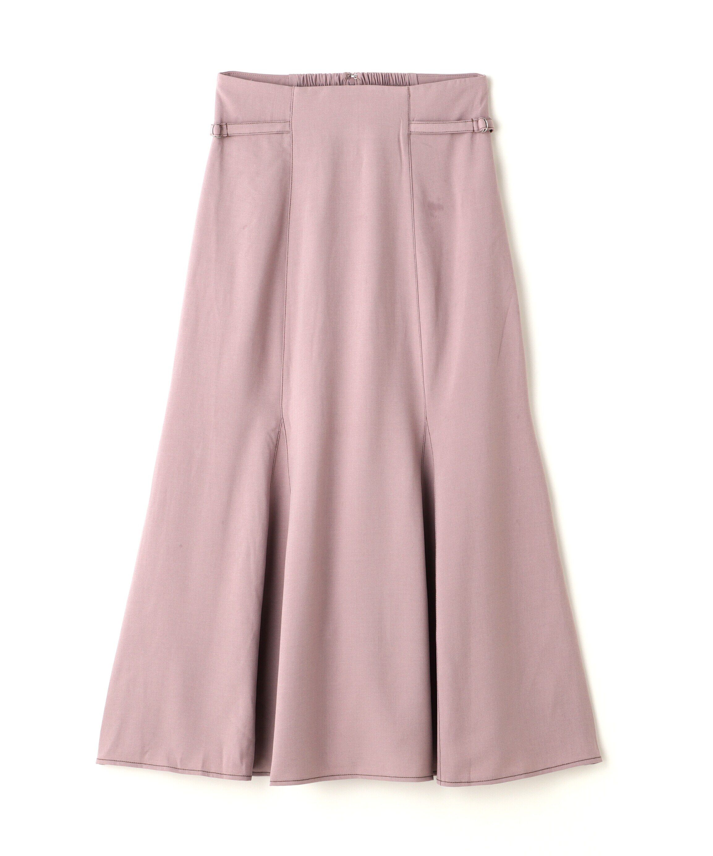  「[低身長サイズ/Sシリーズ]配色ステッチサイドベルトマーメイドスカート」|スカート|