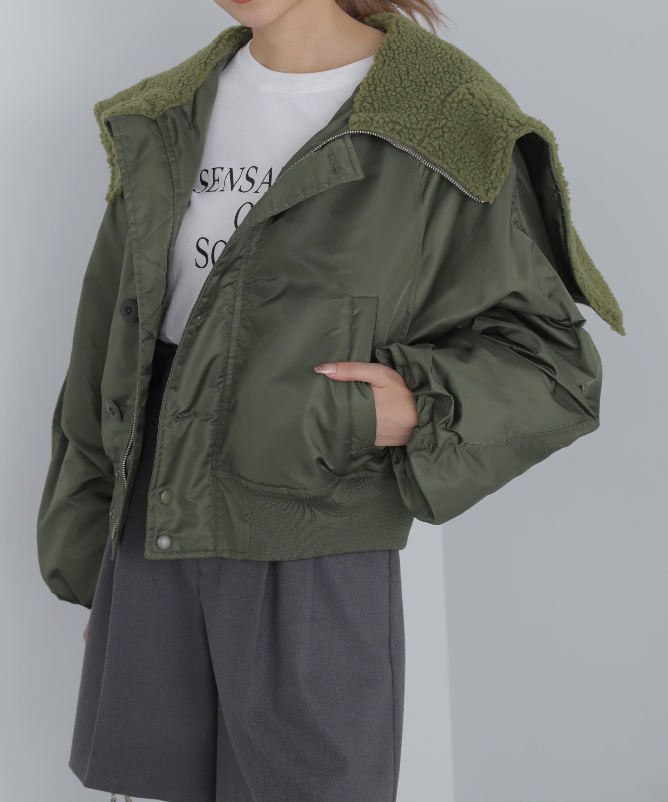  「N2-Bボアブルゾン」|ブルゾン・スタジャン|