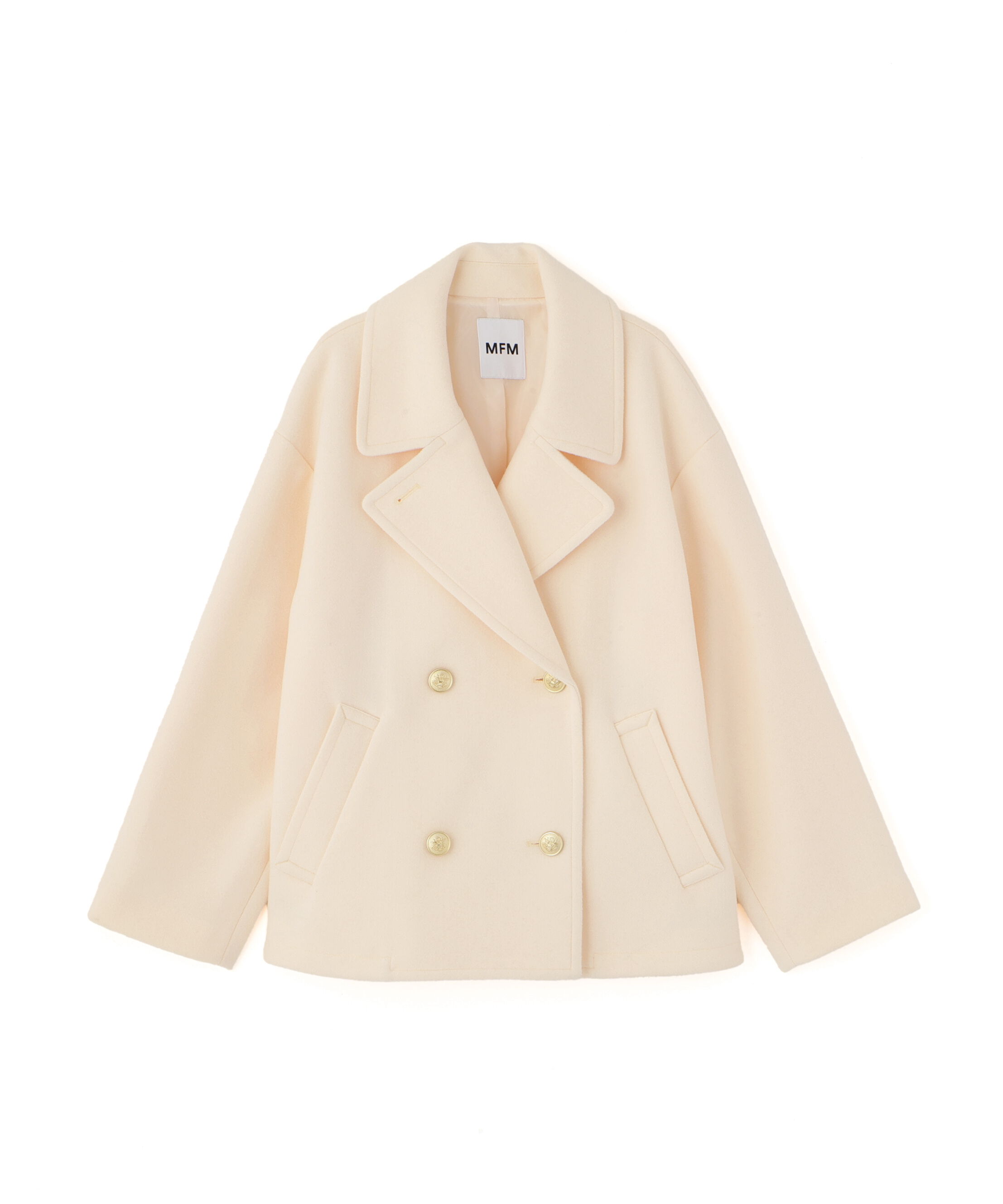  「ミドル丈オーバーピーコート〈ＭＦＭ〉」|ブルゾン・スタジャン|