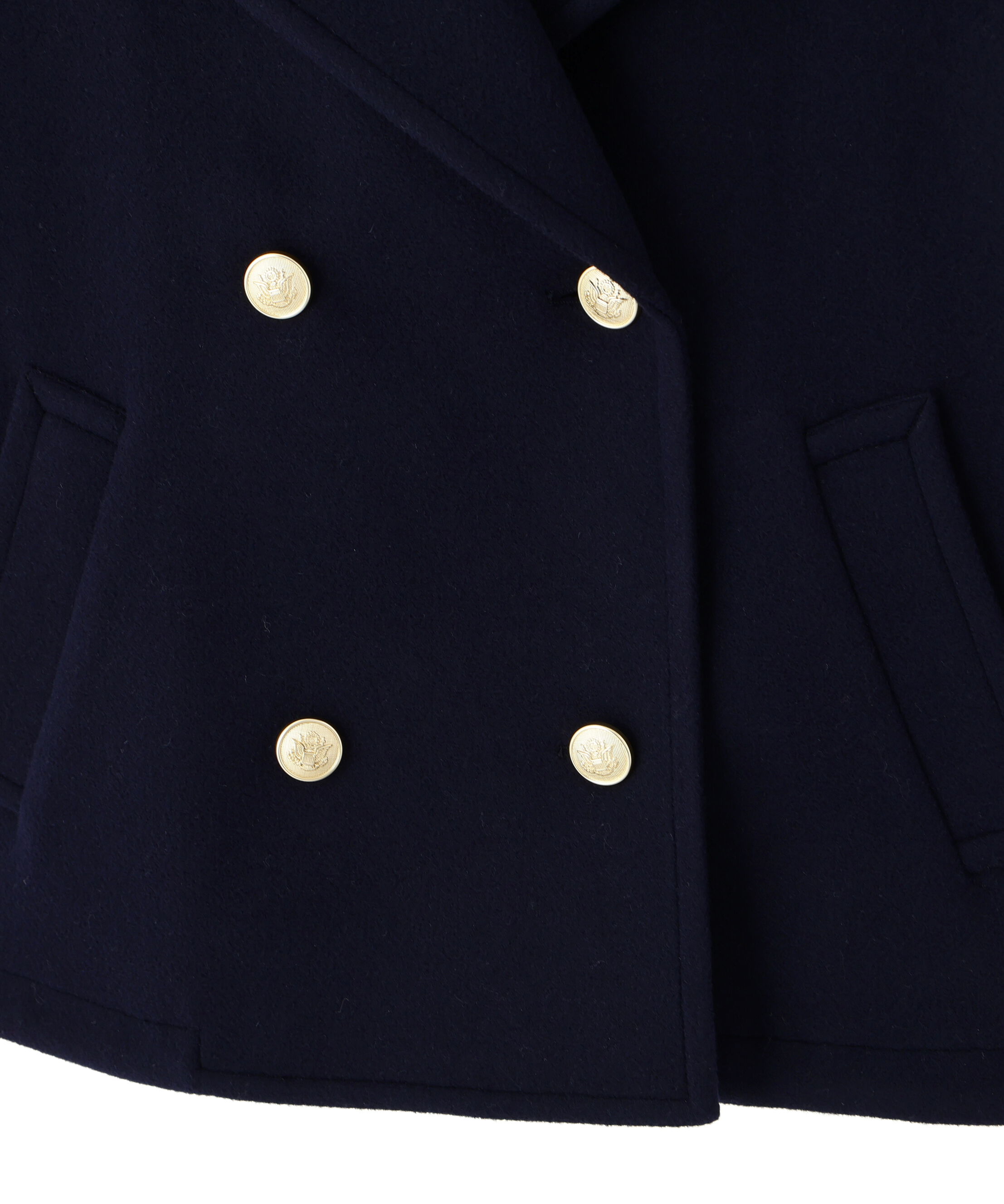  「ミドル丈オーバーピーコート〈ＭＦＭ〉」|ブルゾン・スタジャン|