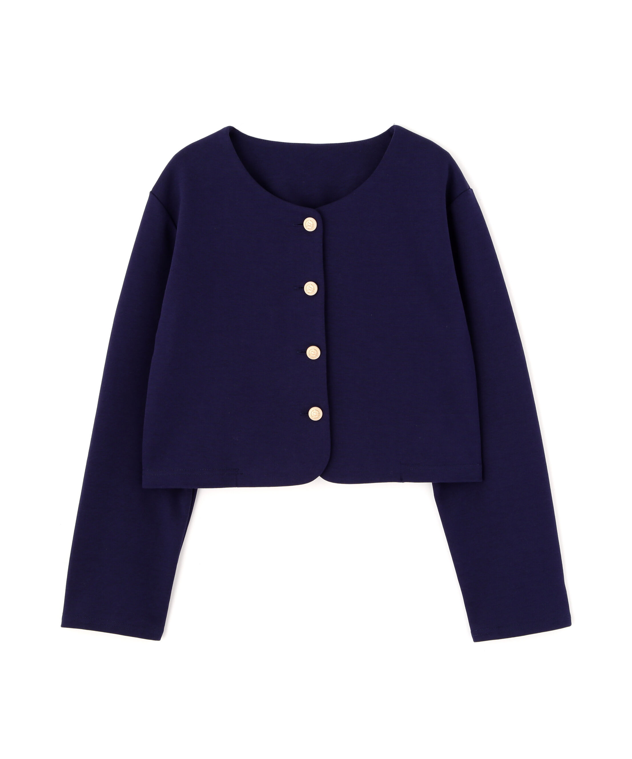  「金ボタンノーカラージャケット」|ブルゾン・スタジャン|