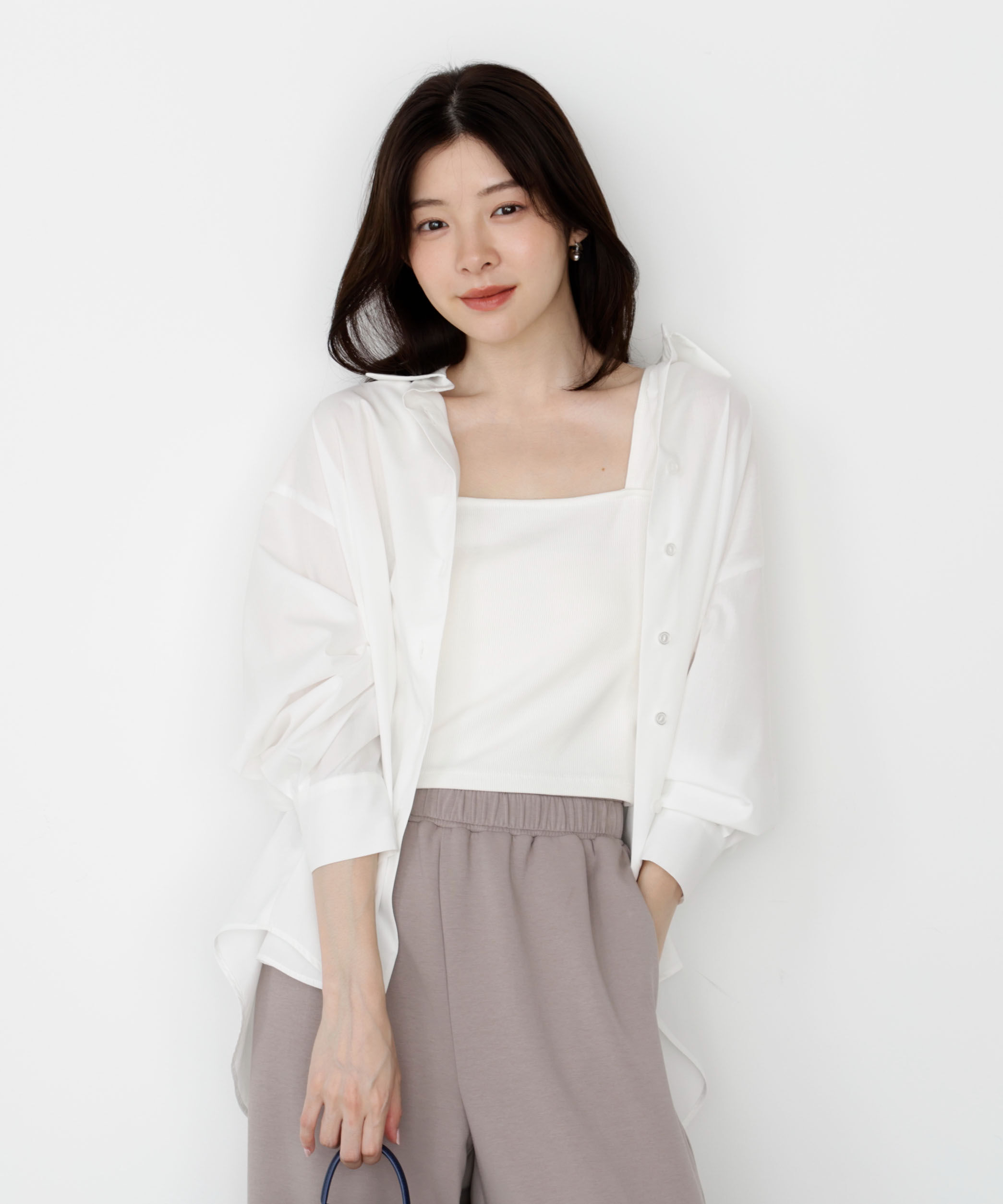 PROPORTION BODY DRESSING「＜ウォッシャブル＞バックリボンシャツ 25AW」|シャツ・ブラウス|