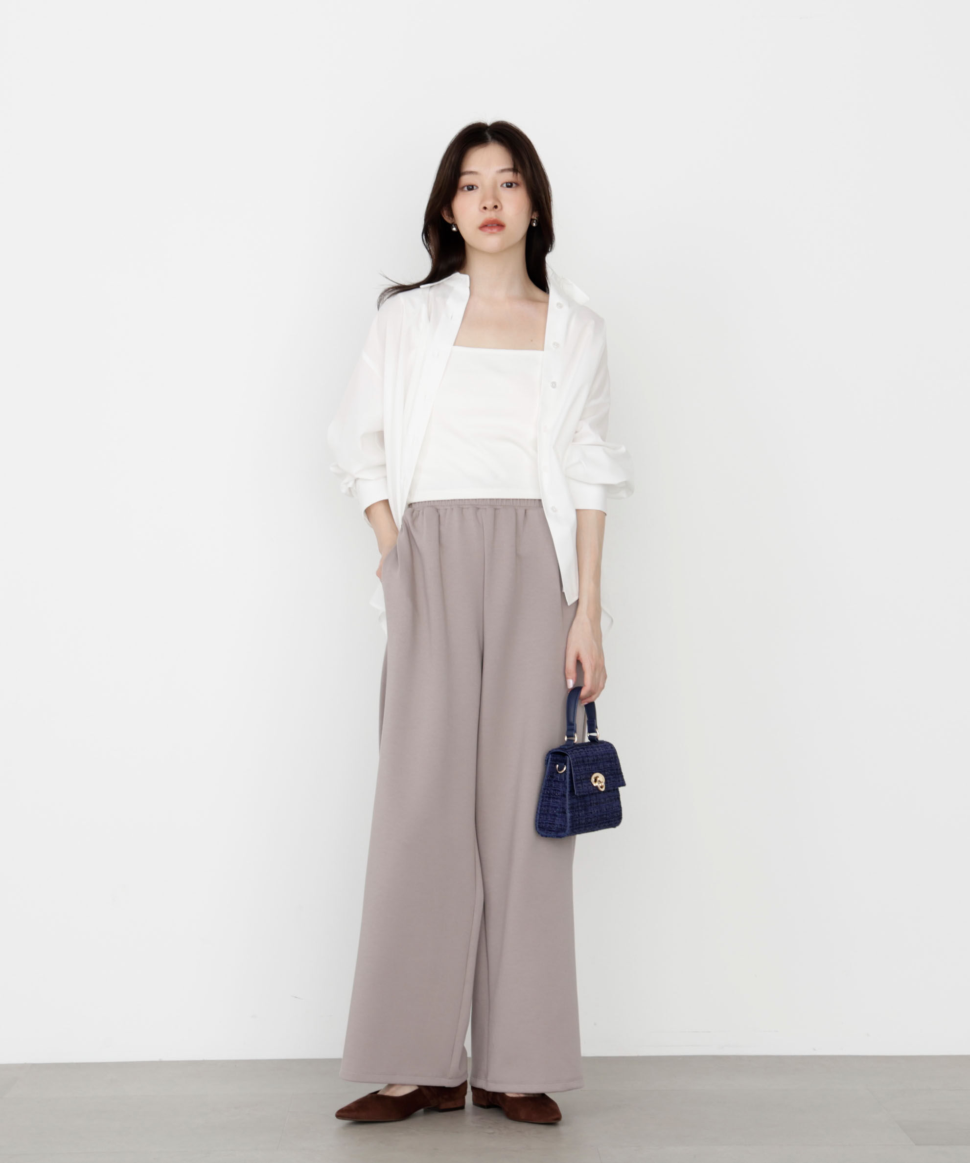 PROPORTION BODY DRESSING「＜ウォッシャブル＞バックリボンシャツ 25AW」|シャツ・ブラウス|