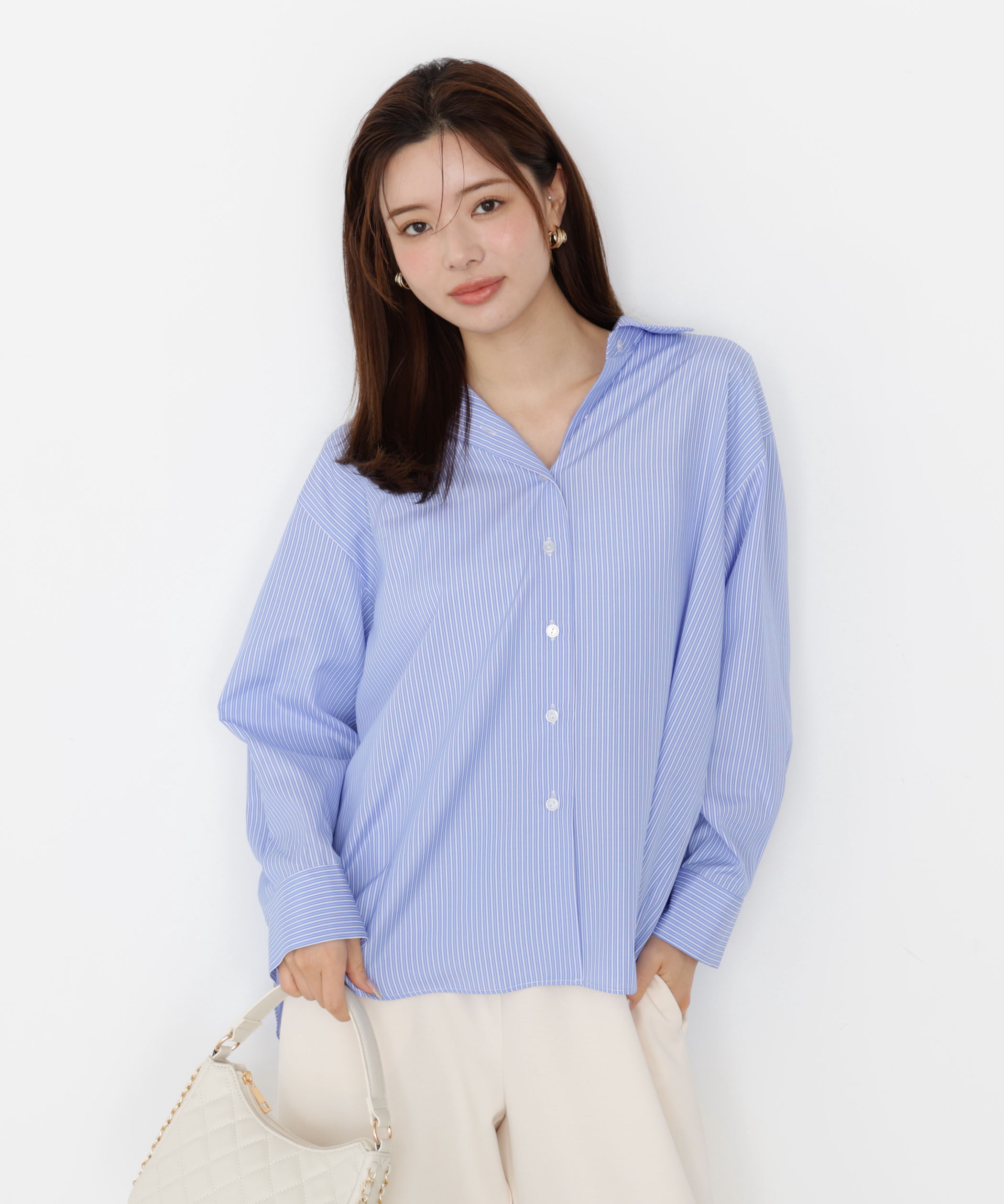 PROPORTION BODY DRESSING「＜ウォッシャブル＞バックリボンシャツ 25AW」|シャツ・ブラウス|