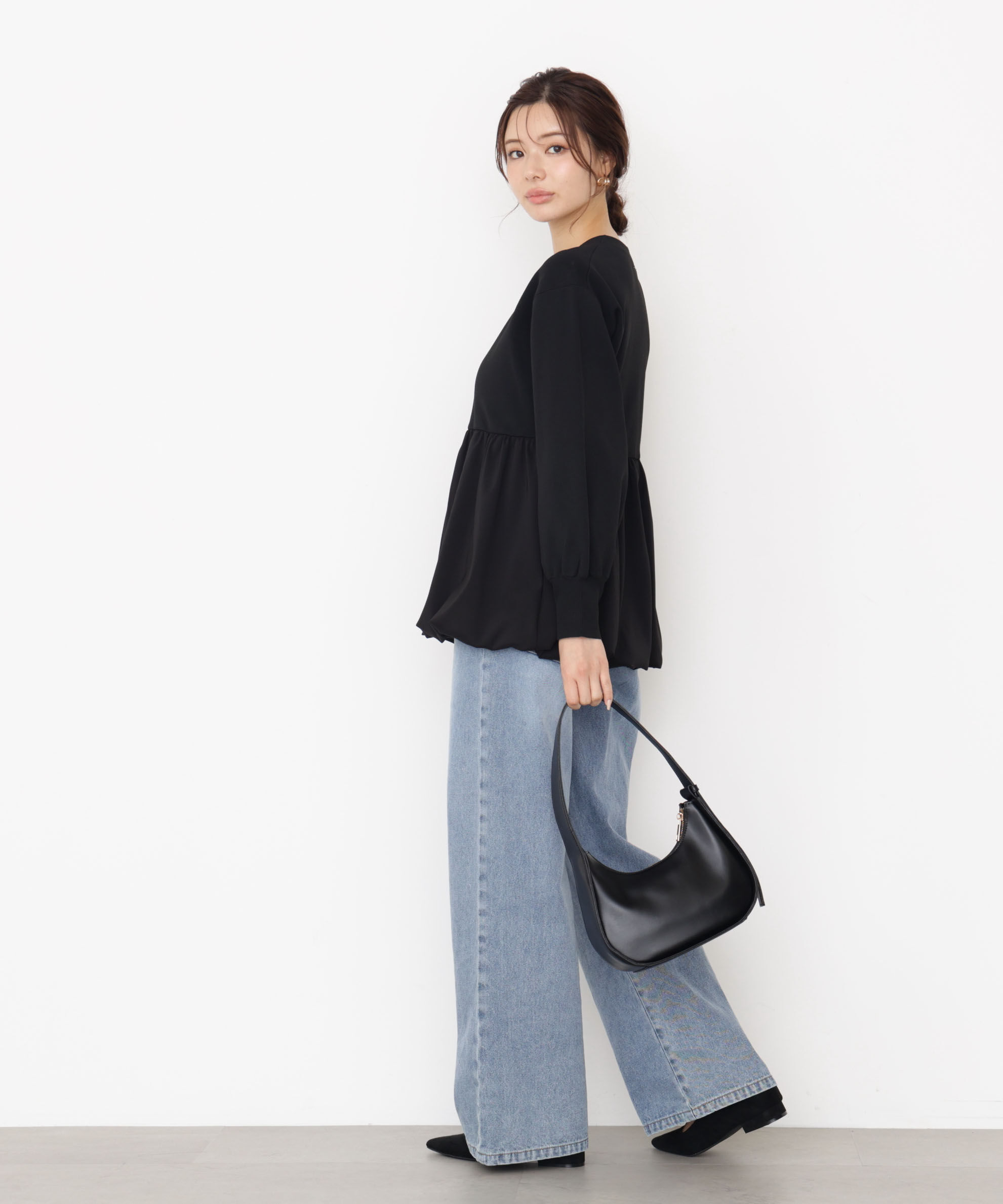 PROPORTION BODY DRESSING「バルーンニットブルゾン 25AW」|ブルゾン・スタジャン|