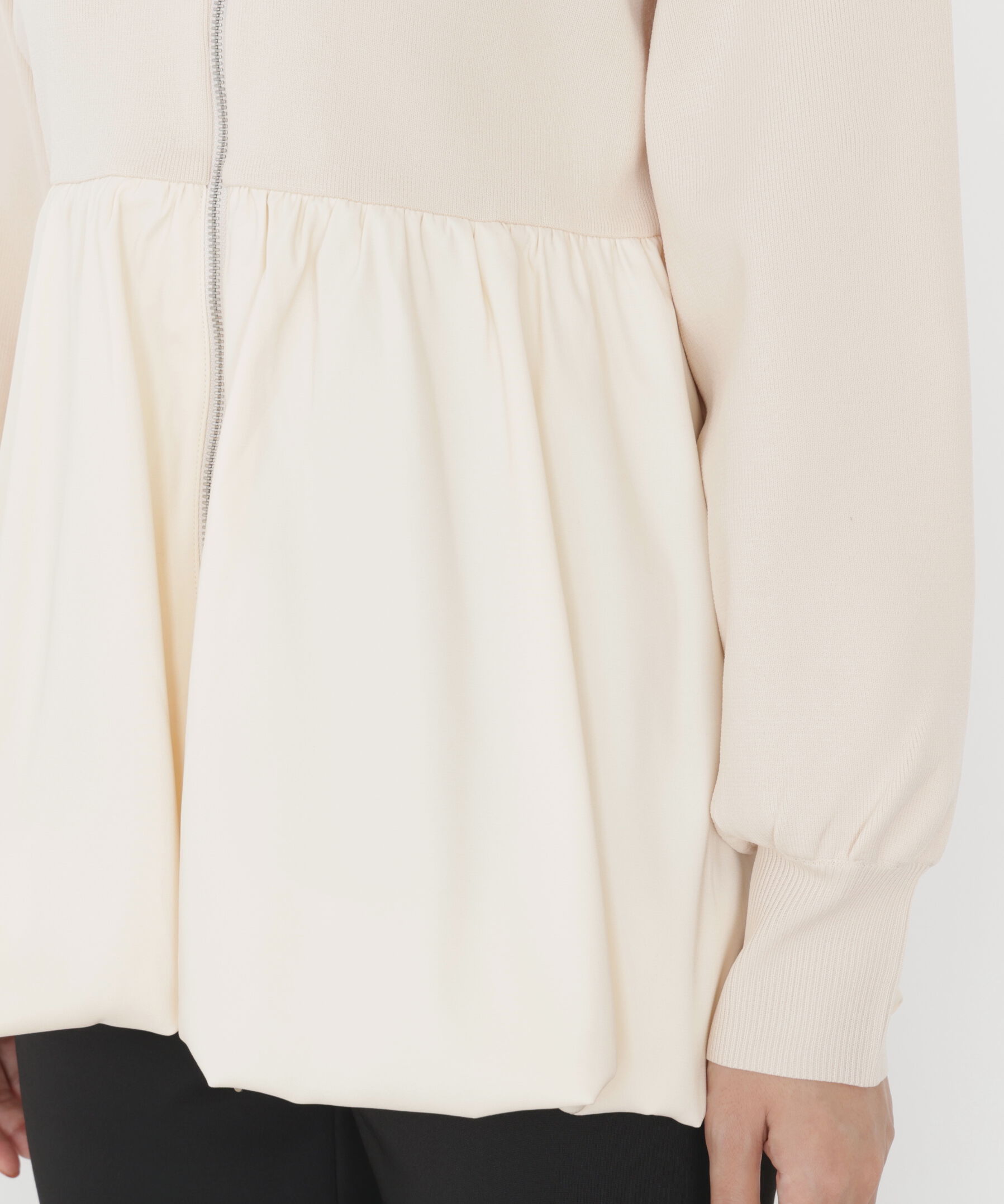 PROPORTION BODY DRESSING「バルーンニットブルゾン 25AW」|ブルゾン・スタジャン|