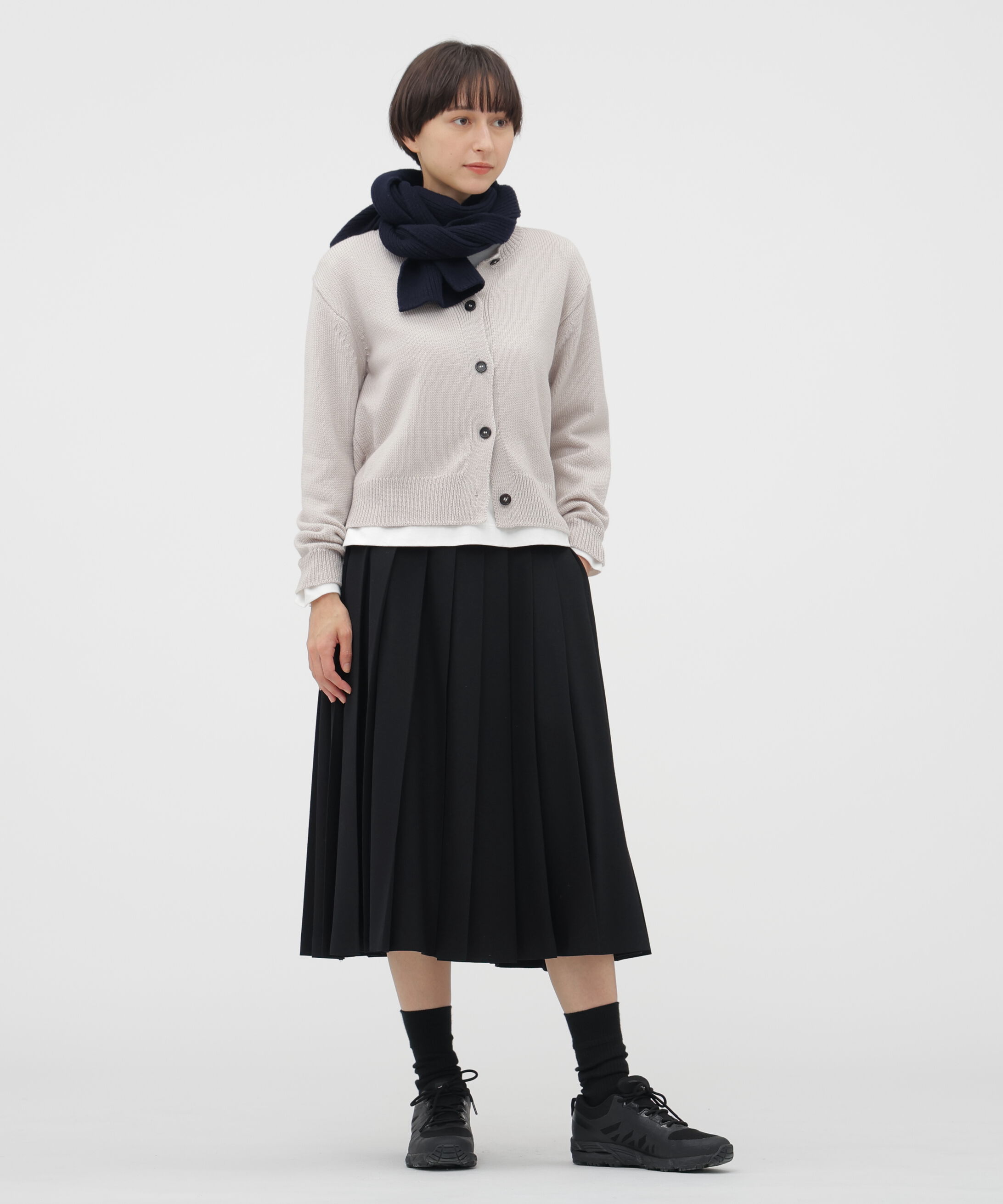  「CORD YARN WOOL KNITWEAR」|カーディガン|