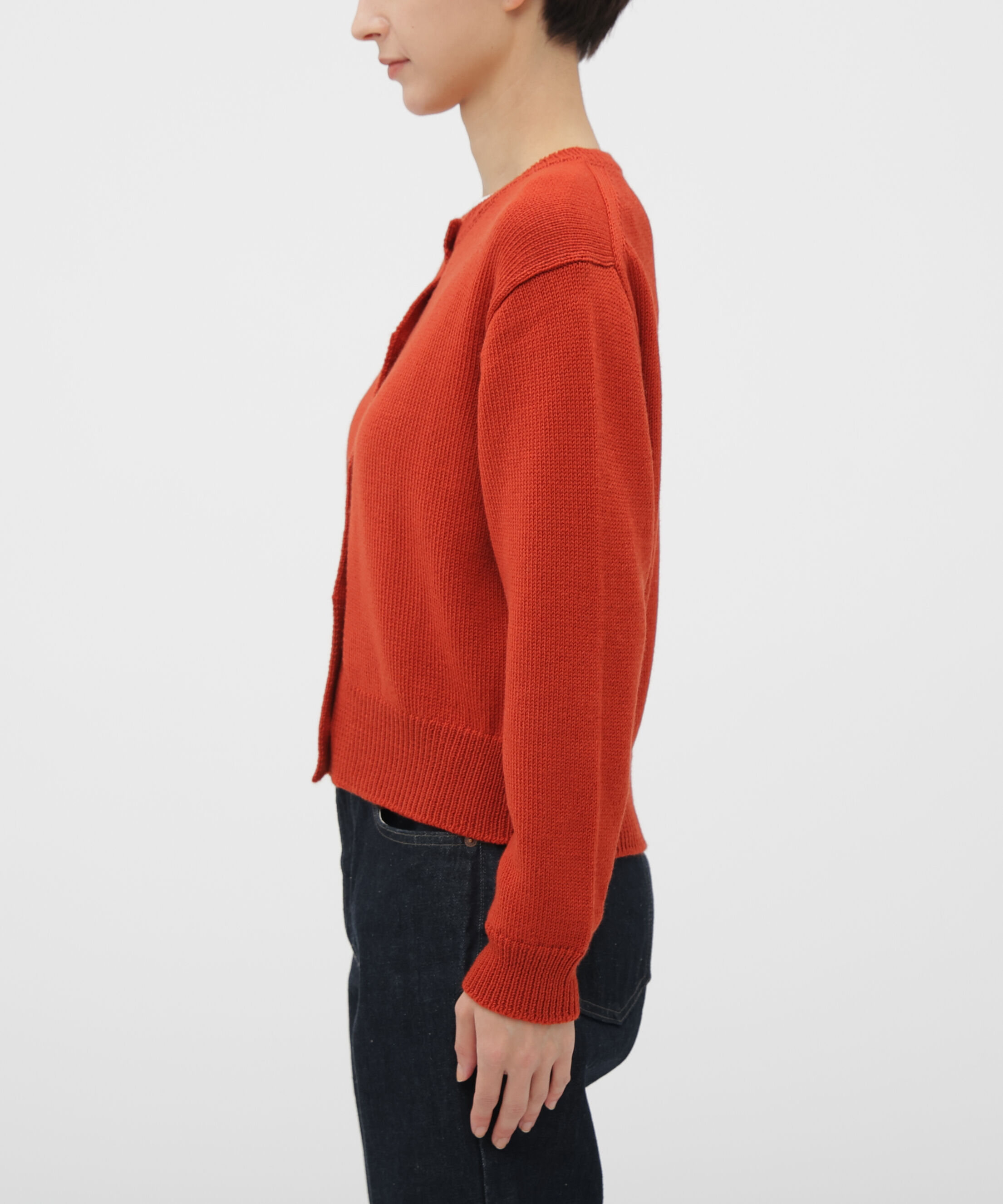  「CORD YARN WOOL KNITWEAR」|カーディガン|