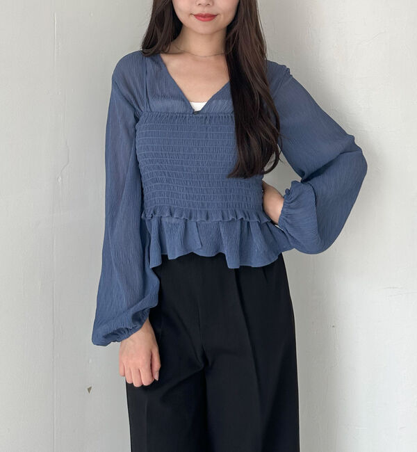 archives「マルチｗａｙ楊柳ブラウスアンサンブル」|カーディガン|