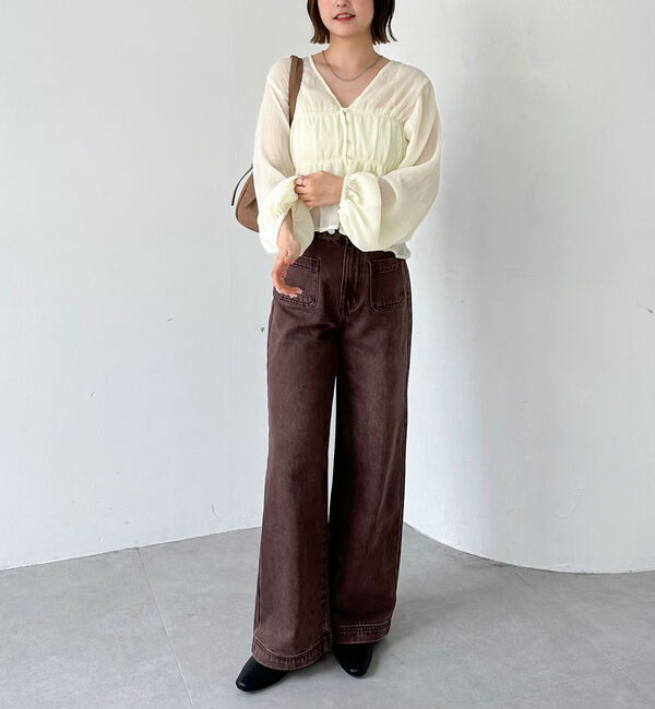 archives「マルチｗａｙ楊柳ブラウスアンサンブル」|カーディガン|