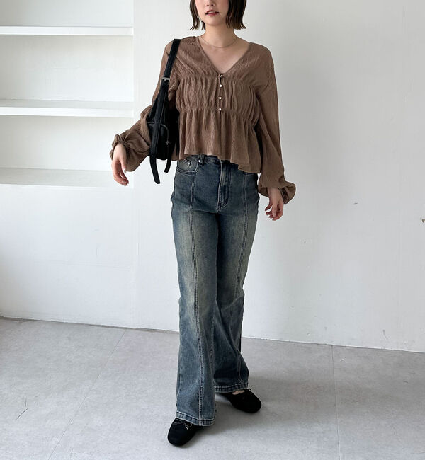 archives「マルチｗａｙ楊柳ブラウスアンサンブル」|カーディガン|