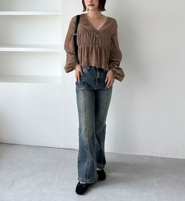 archives「マルチｗａｙ楊柳ブラウスアンサンブル」|カーディガン|