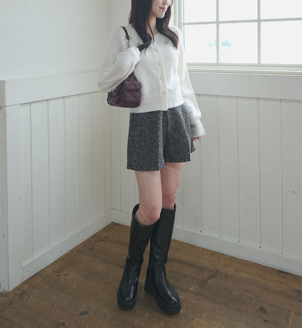 archives「ビジューニットカーディガン」|カーディガン|