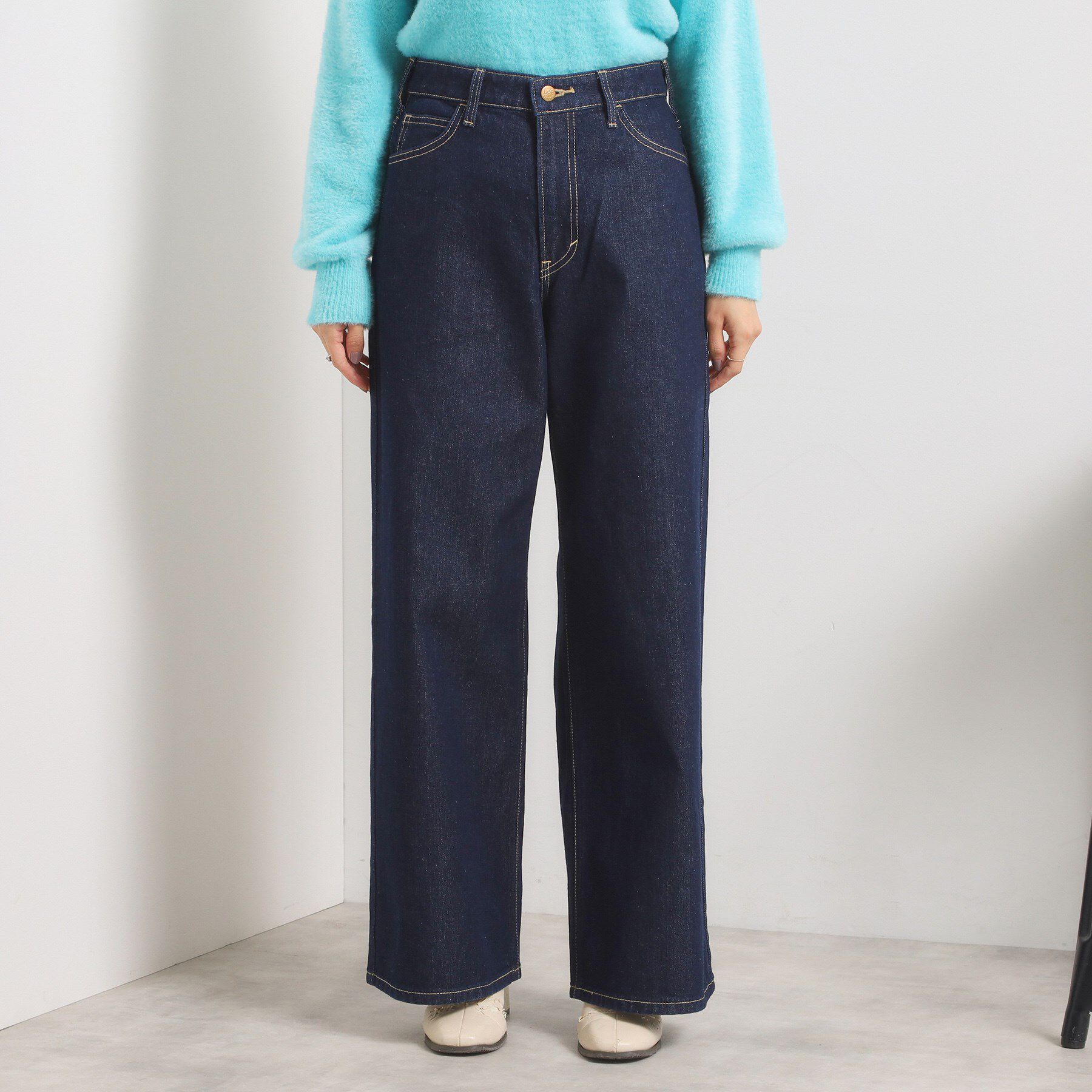 ITS&rsquo;DEMO「Lee Babe ワイドジーンズ」|デニム|