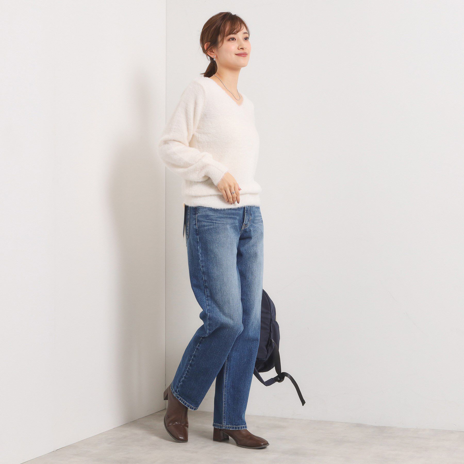 ITS&rsquo;DEMO「Lee Babe ストレートジーンズ」|デニム|
