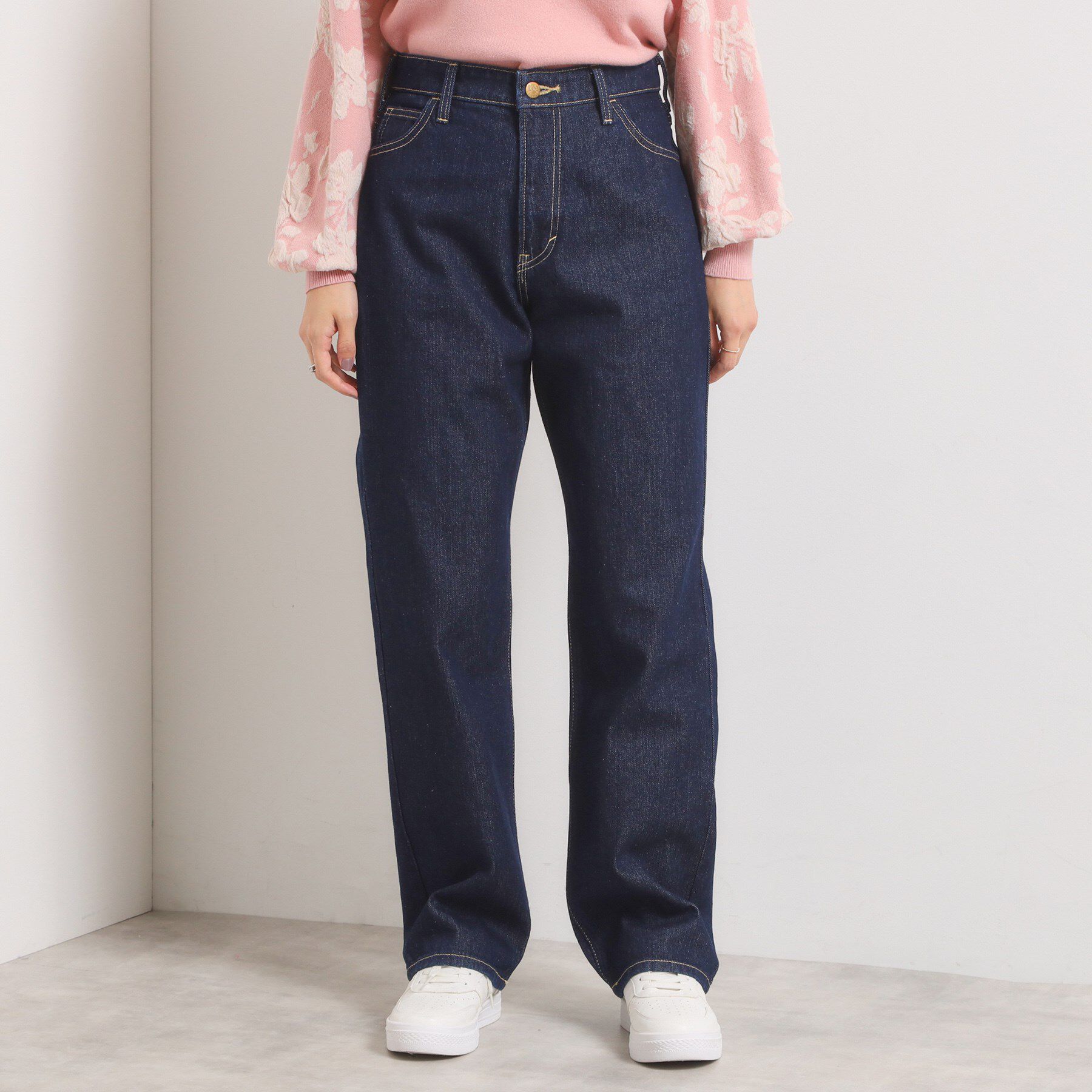 ITS&rsquo;DEMO「Lee Babe ストレートジーンズ」|デニム|