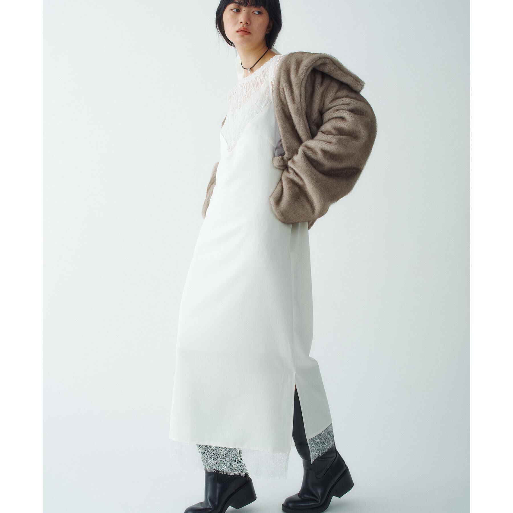 CODE A「vintage like lace dress」|ワンピース|