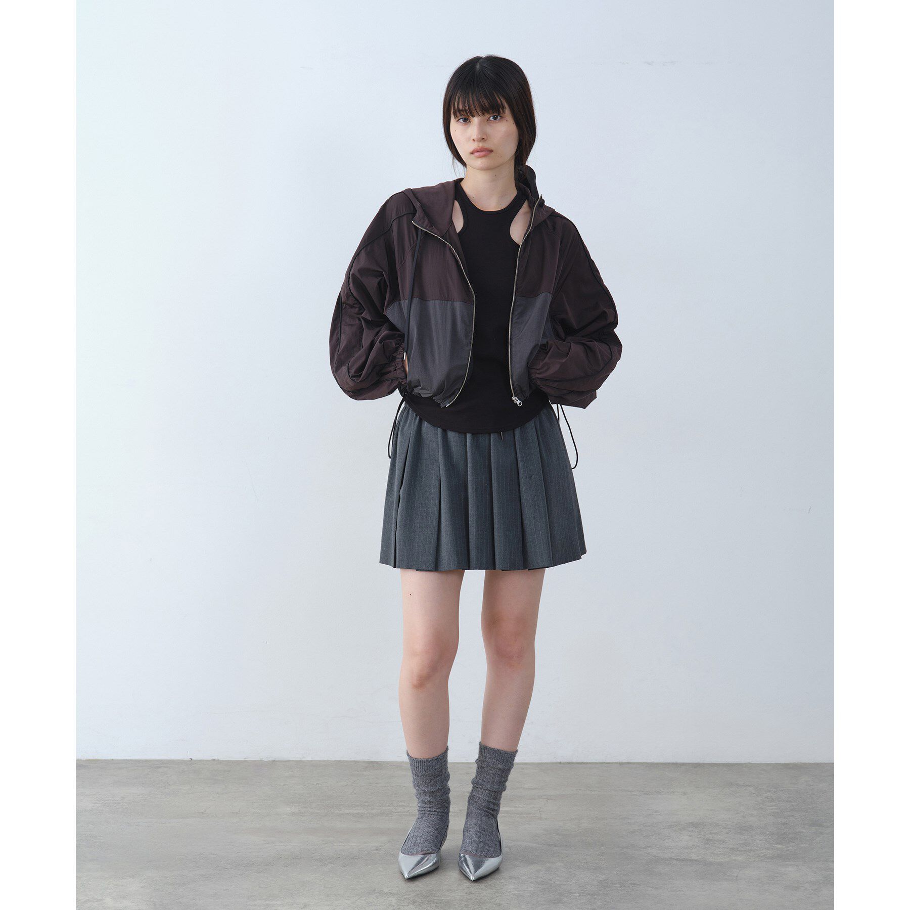 CODE A「tailored mood mini skirt」|スカート|