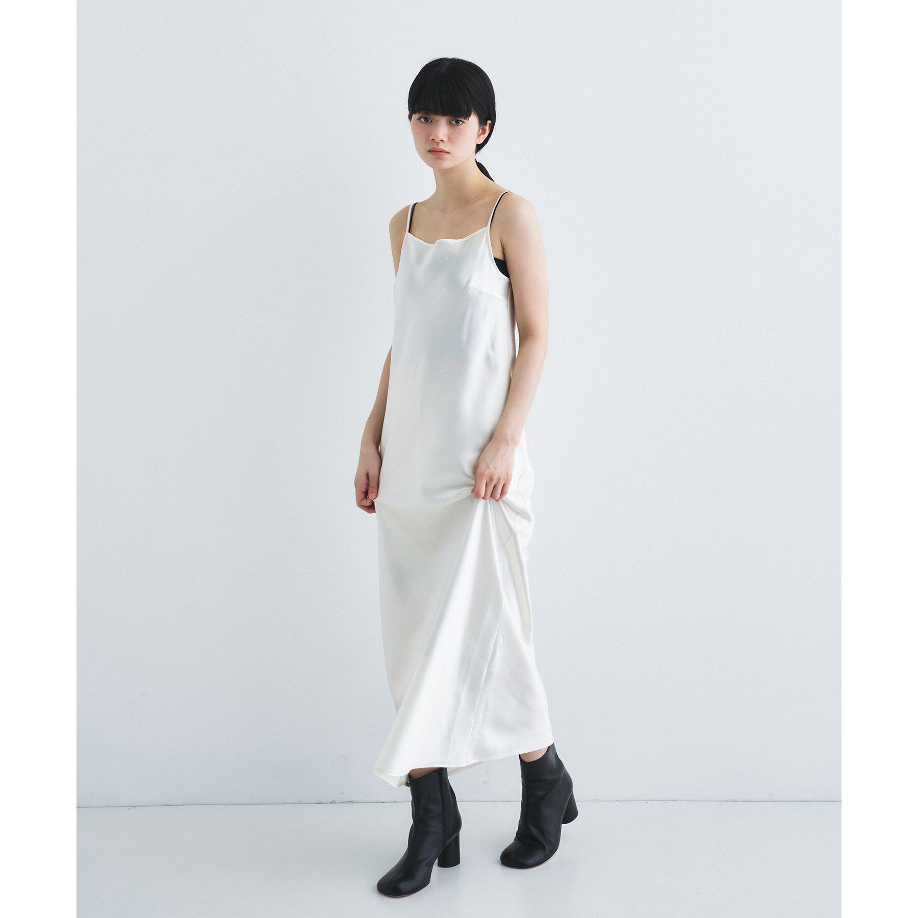 CODE A「satin cami dress」|ワンピース|