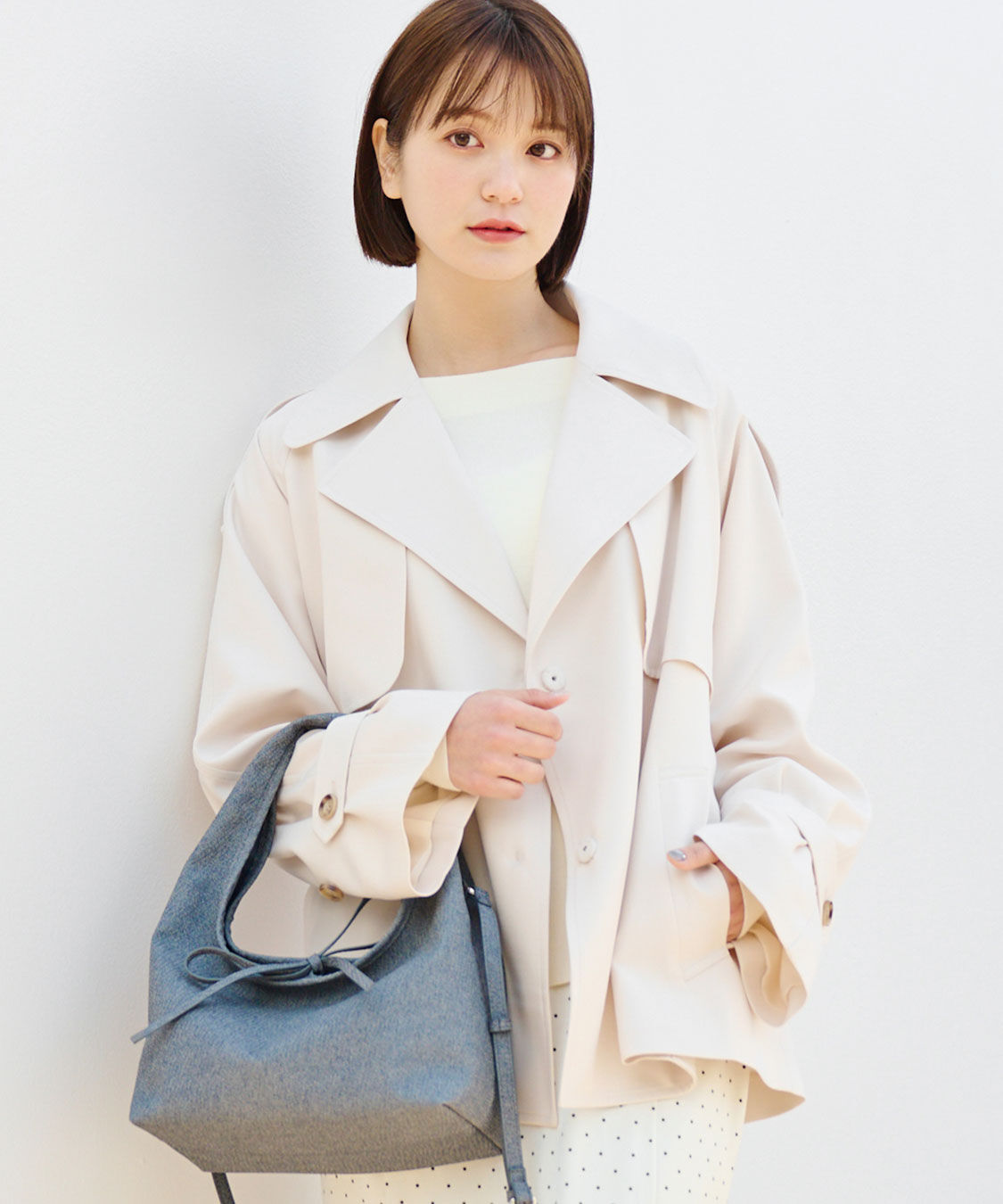 COCO DEAL「ミドル丈トレンチコート」|トレンチコート|