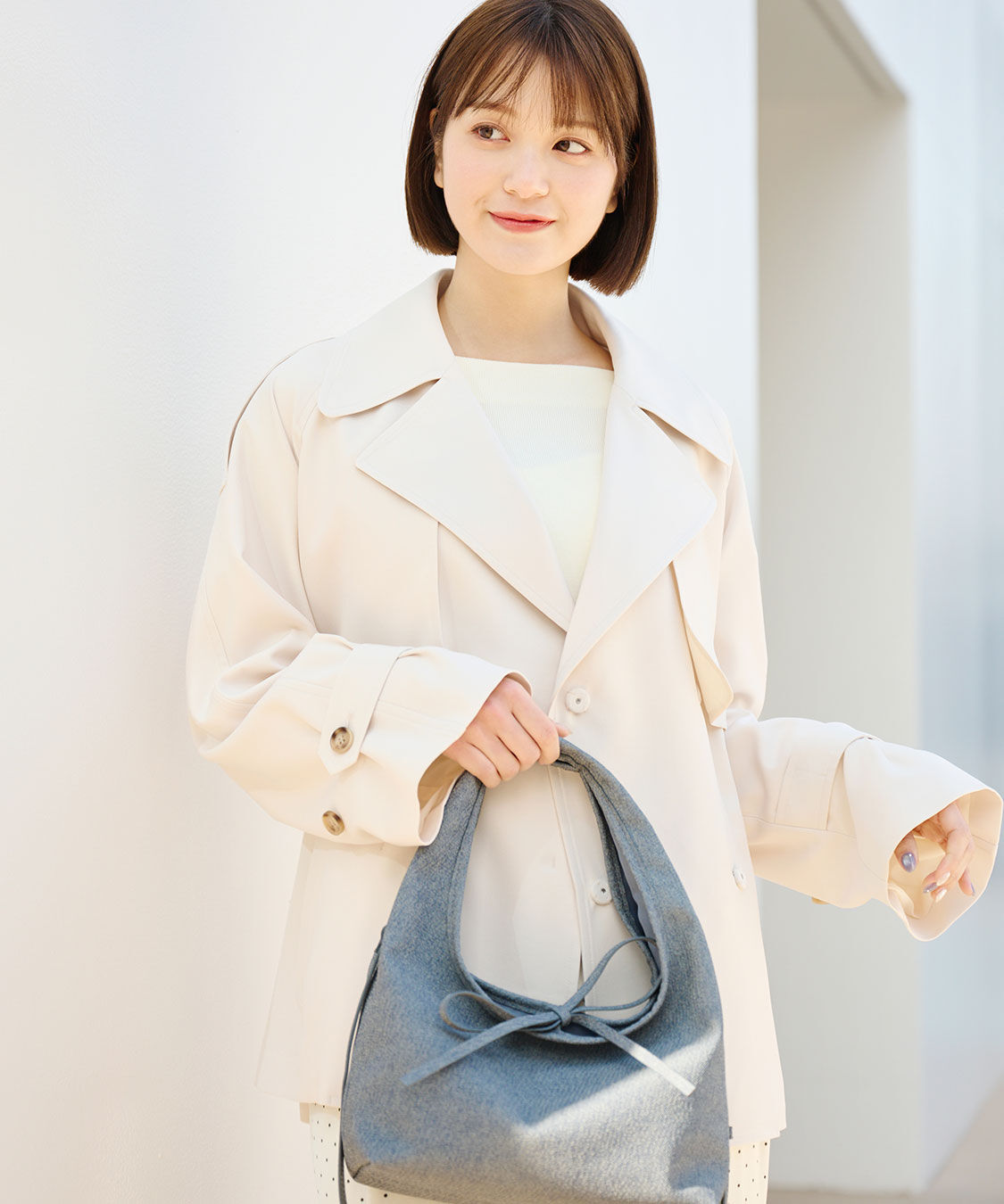 COCO DEAL「ミドル丈トレンチコート」|トレンチコート|