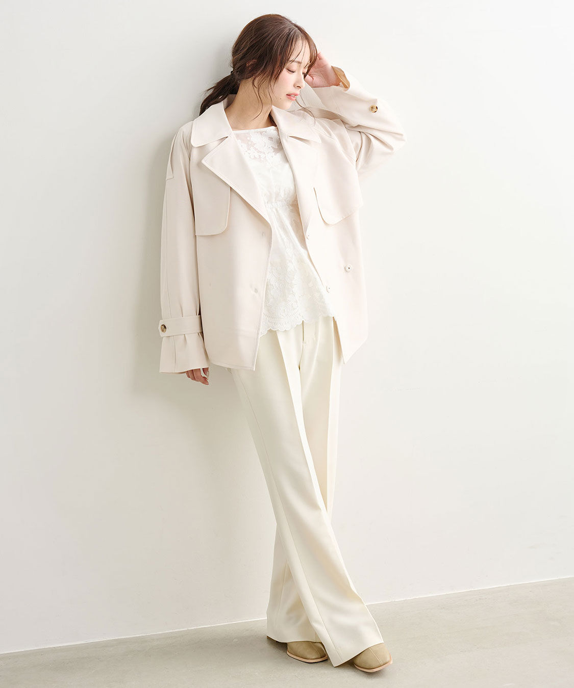 COCO DEAL「ミドル丈トレンチコート」|トレンチコート|