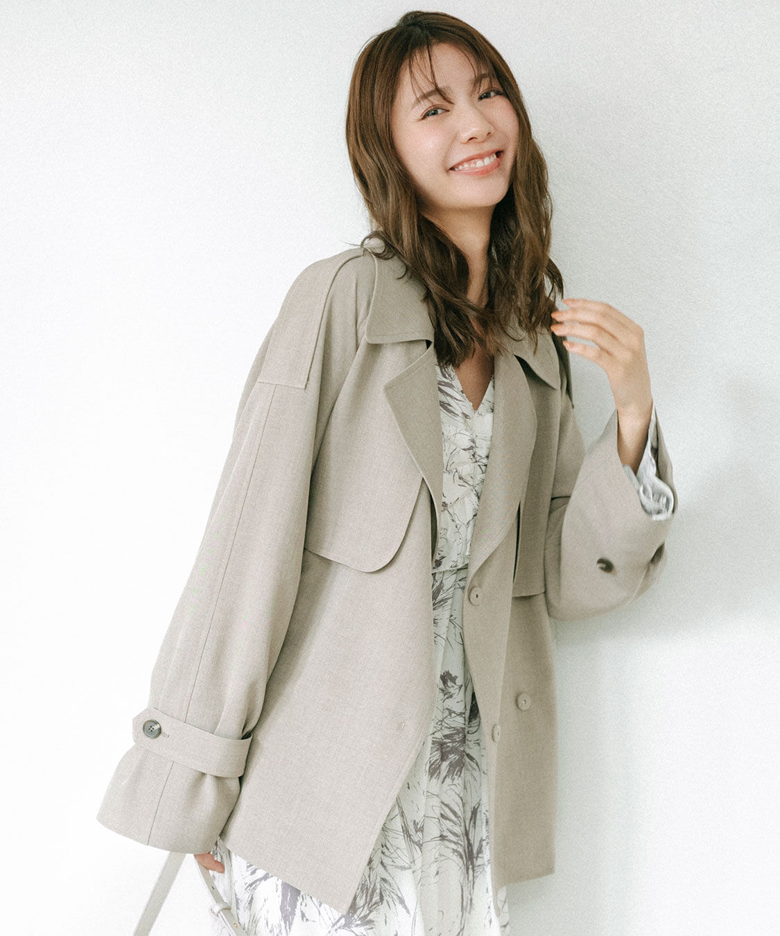 COCO DEAL「ミドル丈トレンチコート」|トレンチコート|