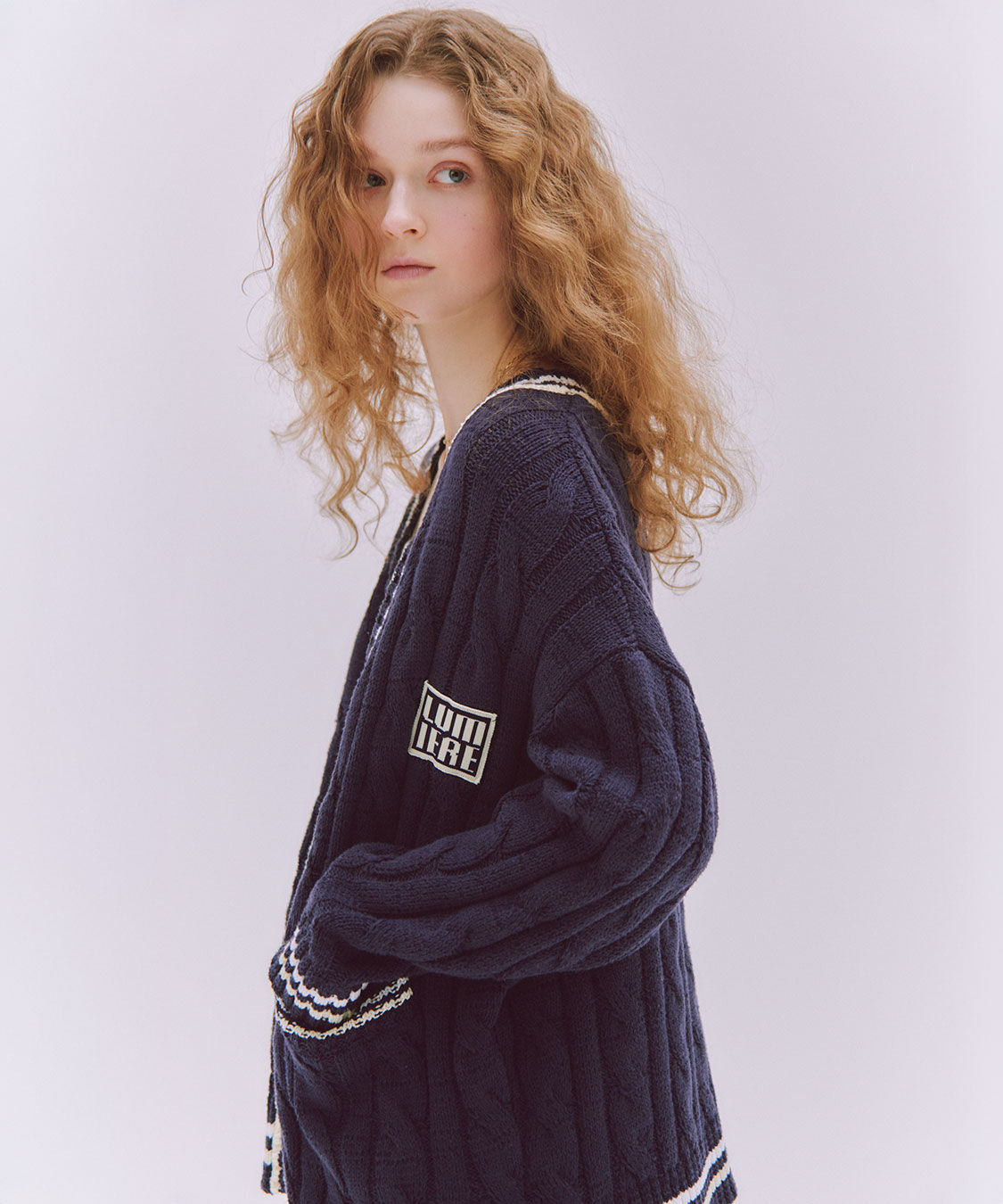 COCO DEAL「ケーブルラインニットカーディガン」|ニット・セーター|