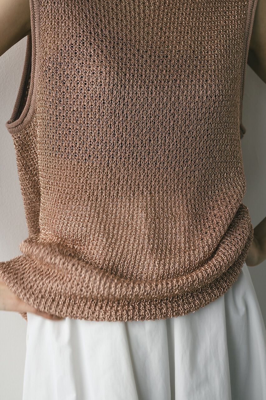 STYLEMIXER「グロスヤーンニットタンク」|タンクトップ|