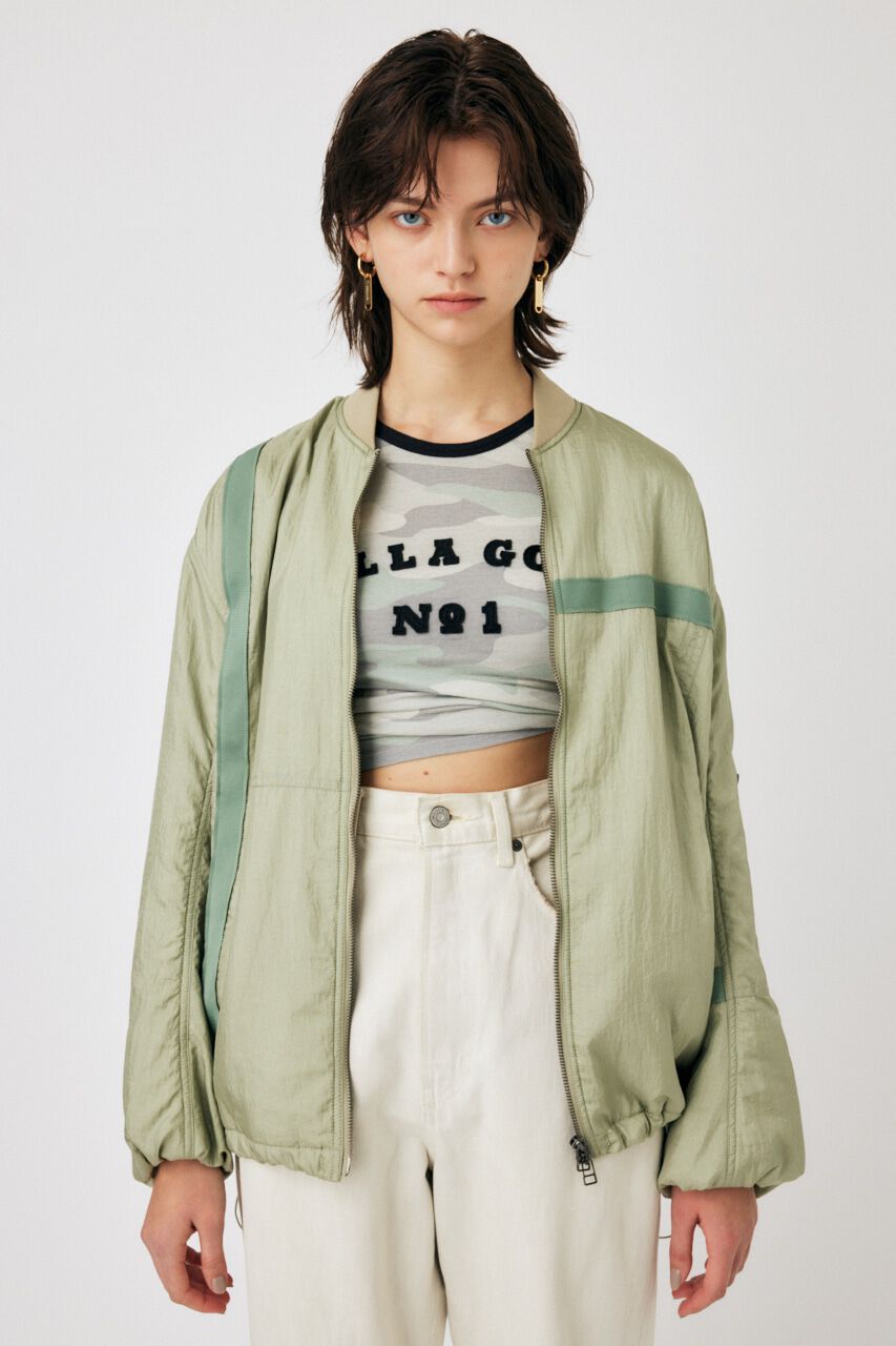 MOUSSY「BOMBER LIGHT ジャケット」|ブルゾン・スタジャン|