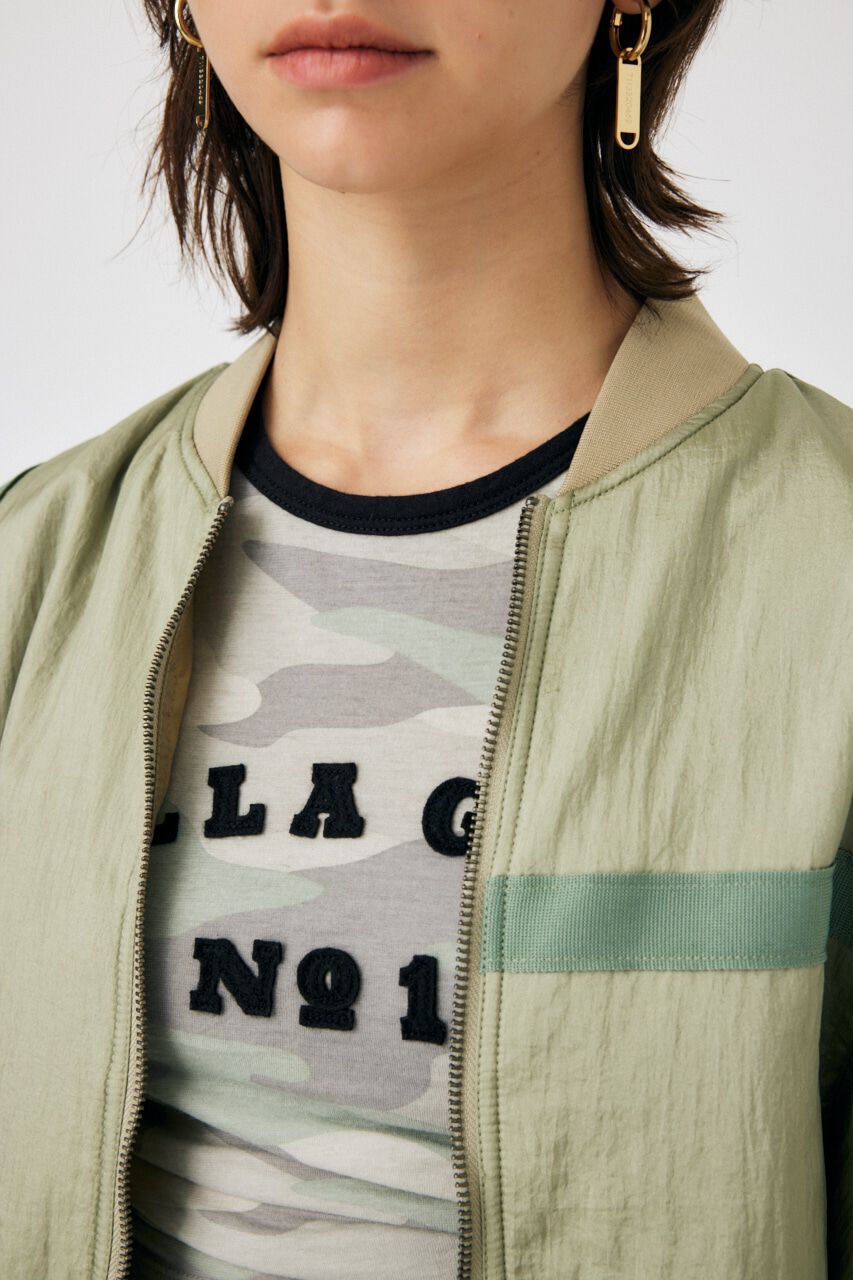 MOUSSY「BOMBER LIGHT ジャケット」|ブルゾン・スタジャン|