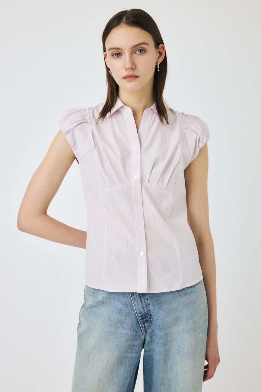 MOUSSY「PIN STRIPE FIT シャツ」|シャツ・ブラウス|