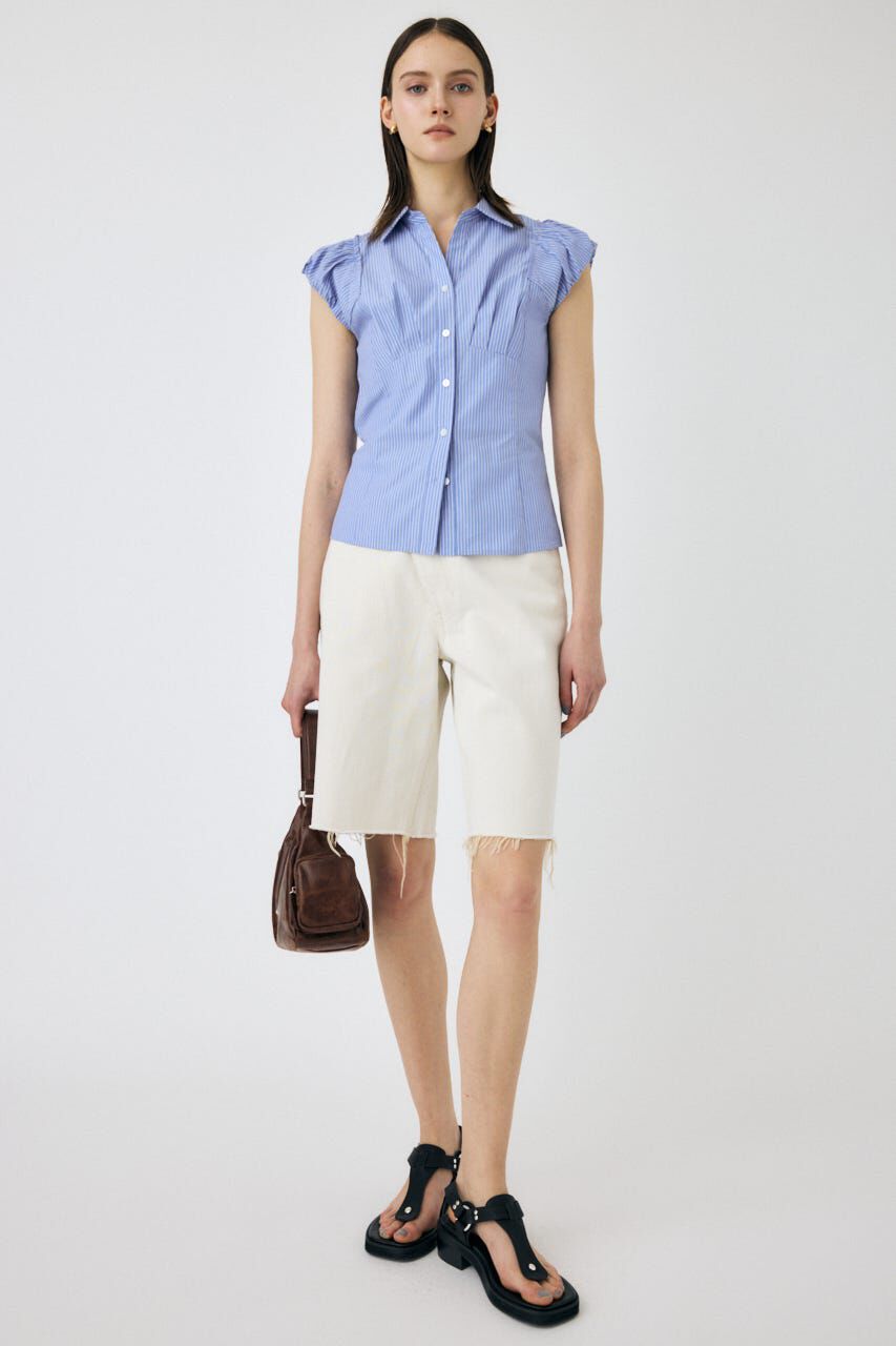 MOUSSY「PIN STRIPE FIT シャツ」|シャツ・ブラウス|